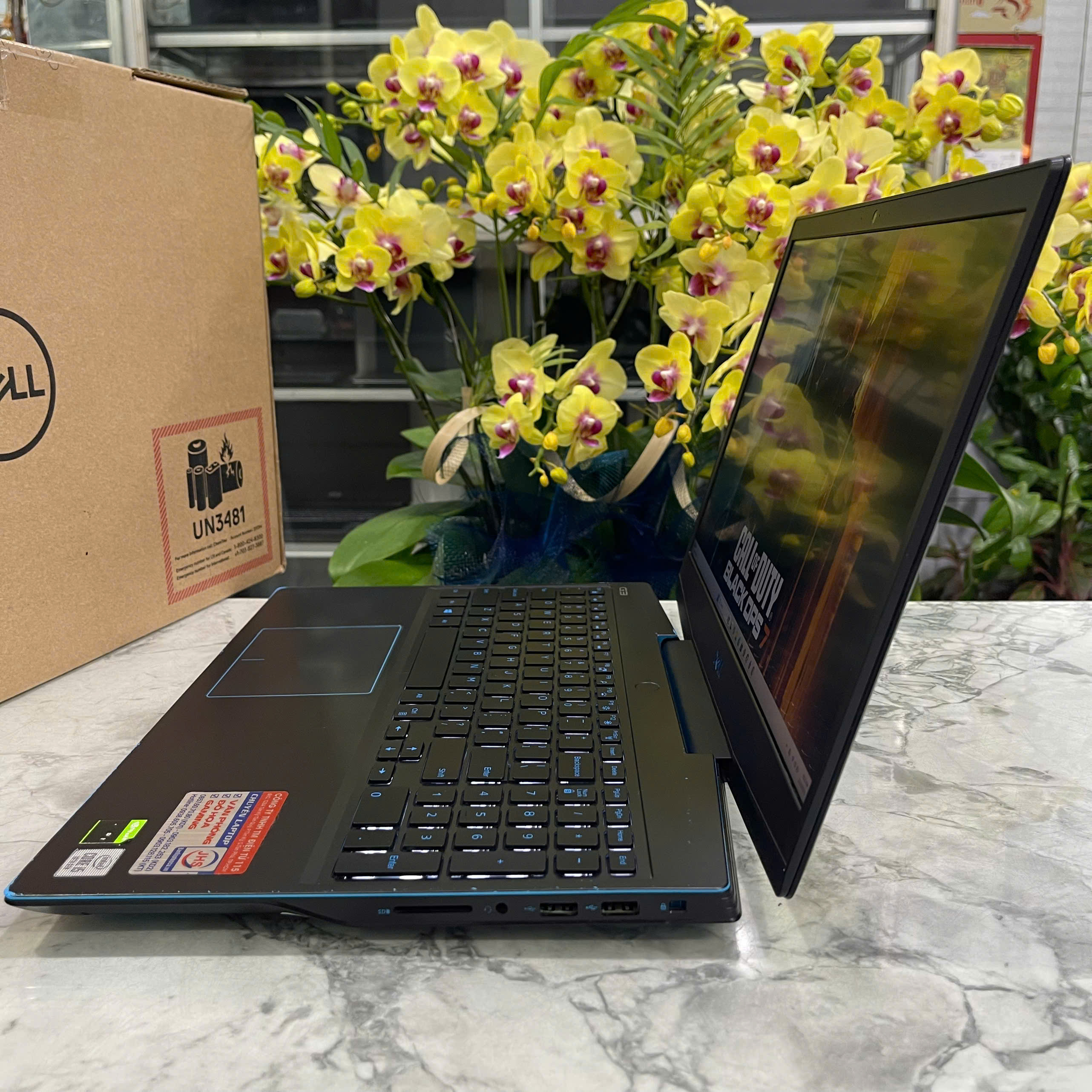 Dell G3 3500 CORE I5–10300H RAM 16GB SSD 256GB Và 500GB HDD GTX 1650 4GB MÀN HÌNH : 15.6''IPS Fhd 120Hz