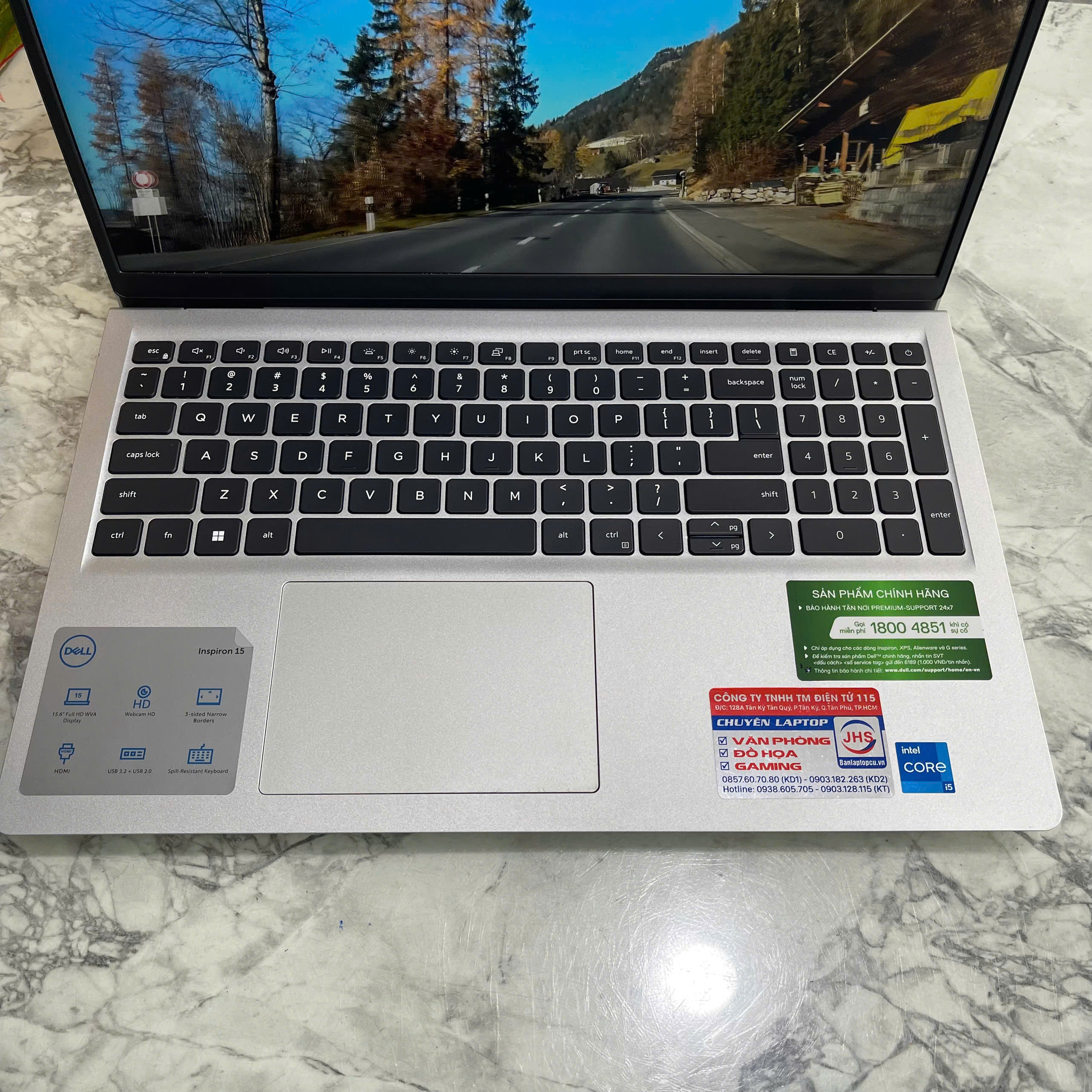 Dell Inspiron 15 3530 (Máy LikeNew-BẢO HÀNH HÃNG) Core I5-1334U Ram 8Gb Ssd 512Gb Màn Hình 15.6 Inch Fhd IPS