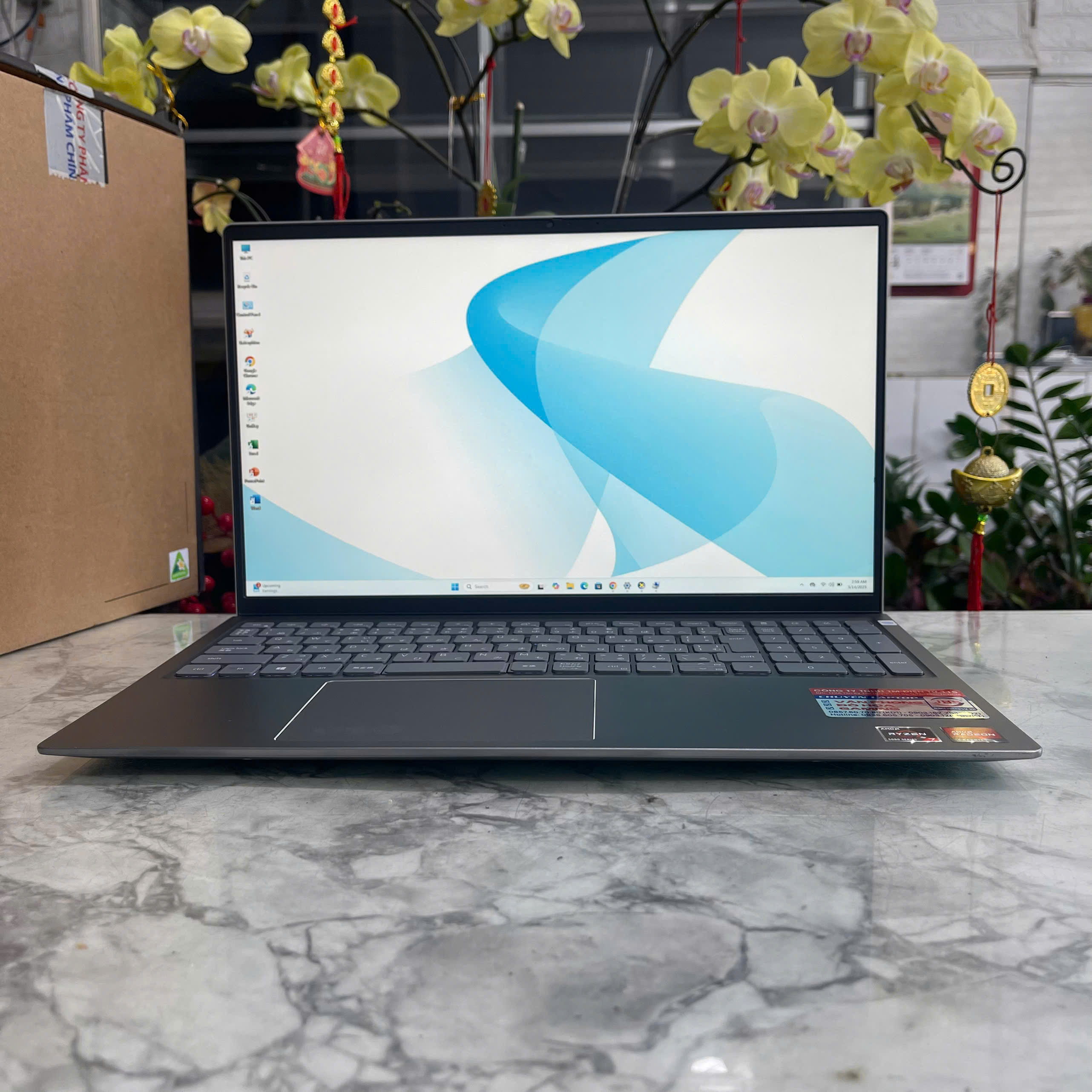 Dell Inspiron 15 5515 Máy LikeNew Ryzen 7-5700U Ram 16gb Ssd 512gb Màn Hình : 15.6 Inch FHD IPS