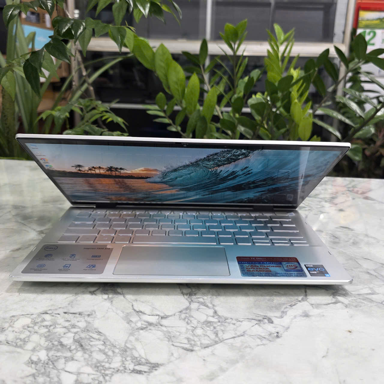 DELL Inspiron 7306 2 in 1 CORE I5-1135G7 SSD 512GB RAM 8GB MÀN HÌNH : 13.3INCH IPS Touch XOAY GẬP 360% 