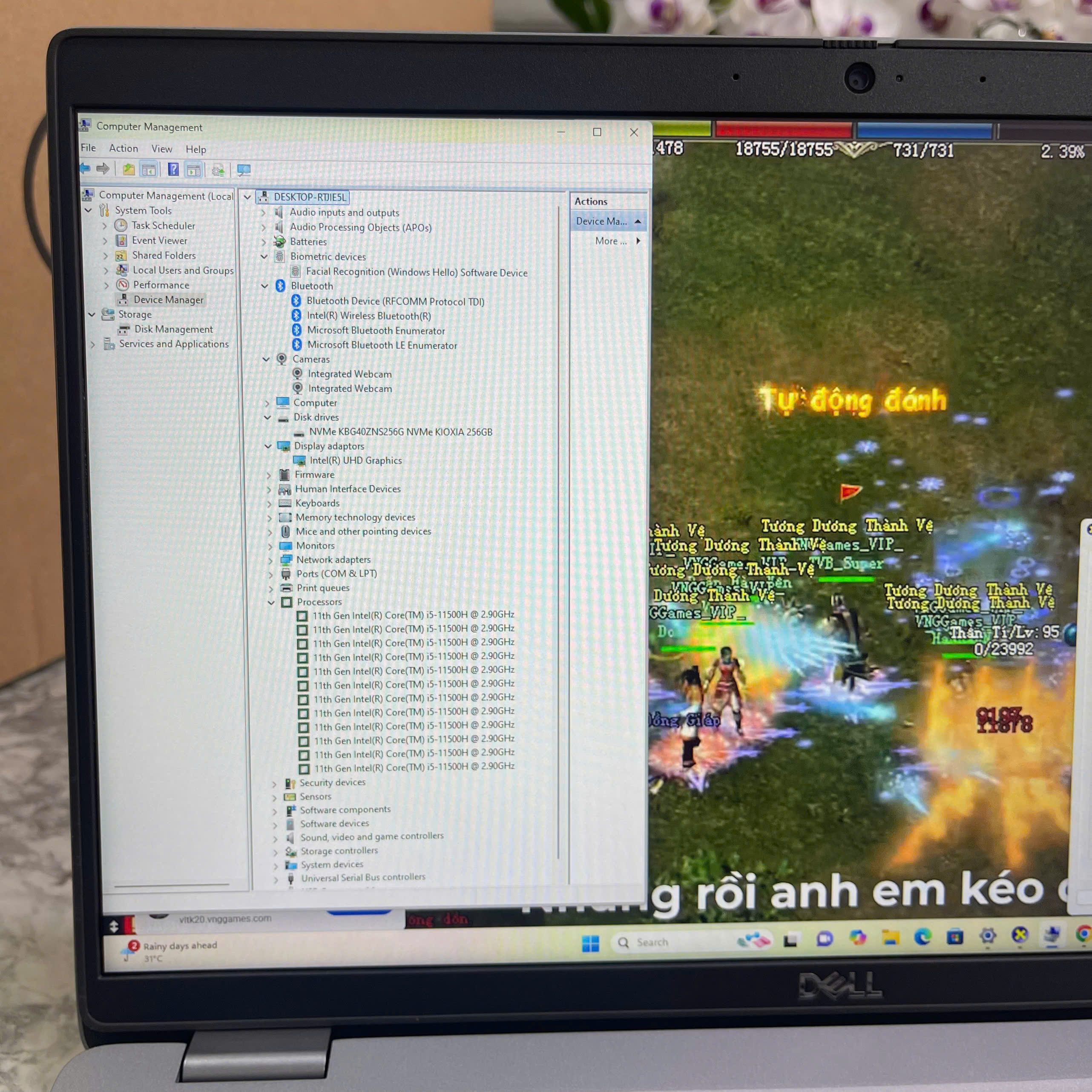 Dell Latitude 5421 Core I5-11500H RAM 16GB SSD 256GB MÀN HÌNH : 14.0 Inch FHD IPS 