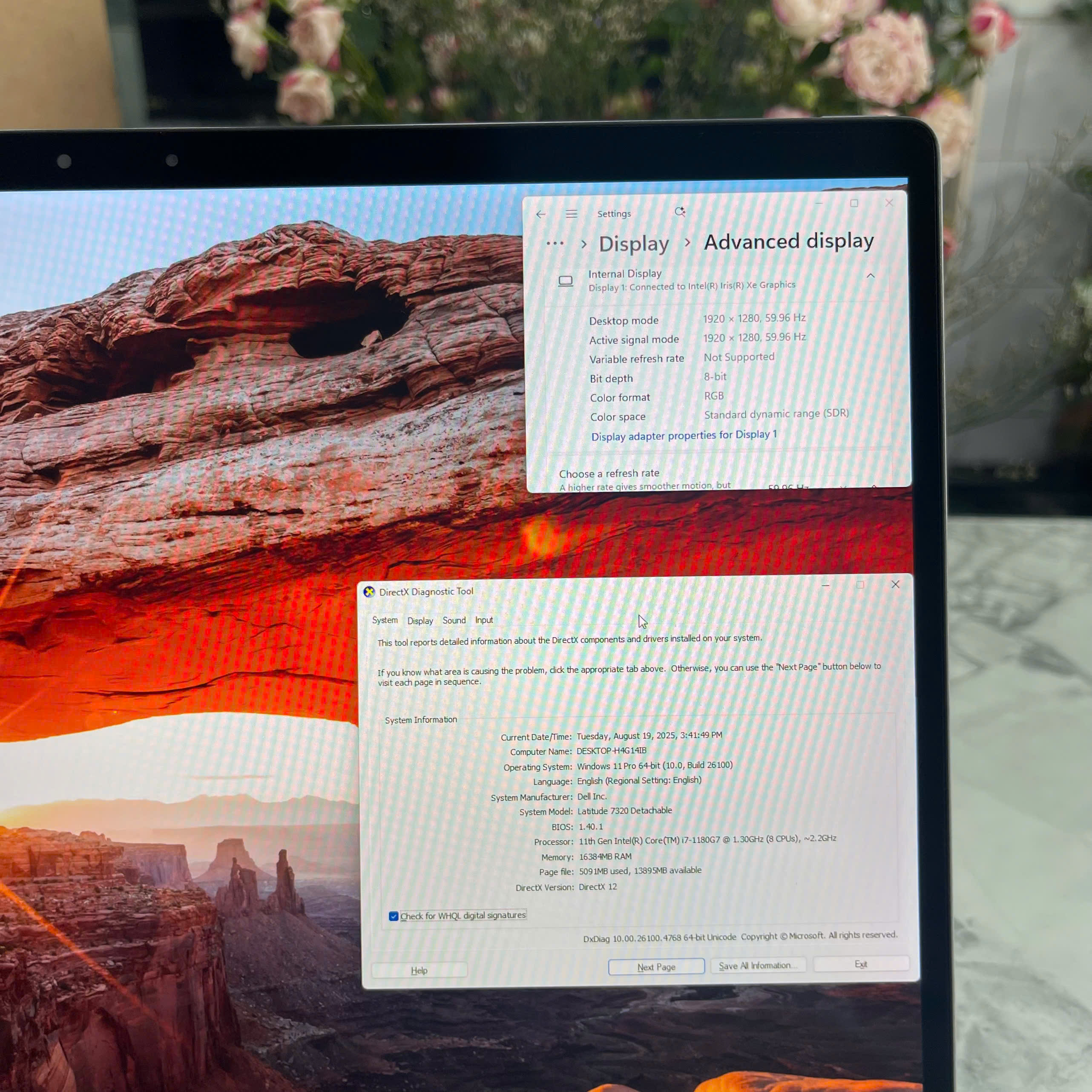 Dell Latitude 7320 Detachable Core I7-1180G7 Ram 16GB Ssd 512GB Màn hình : 13″ FHD+ Touch, 500 nits