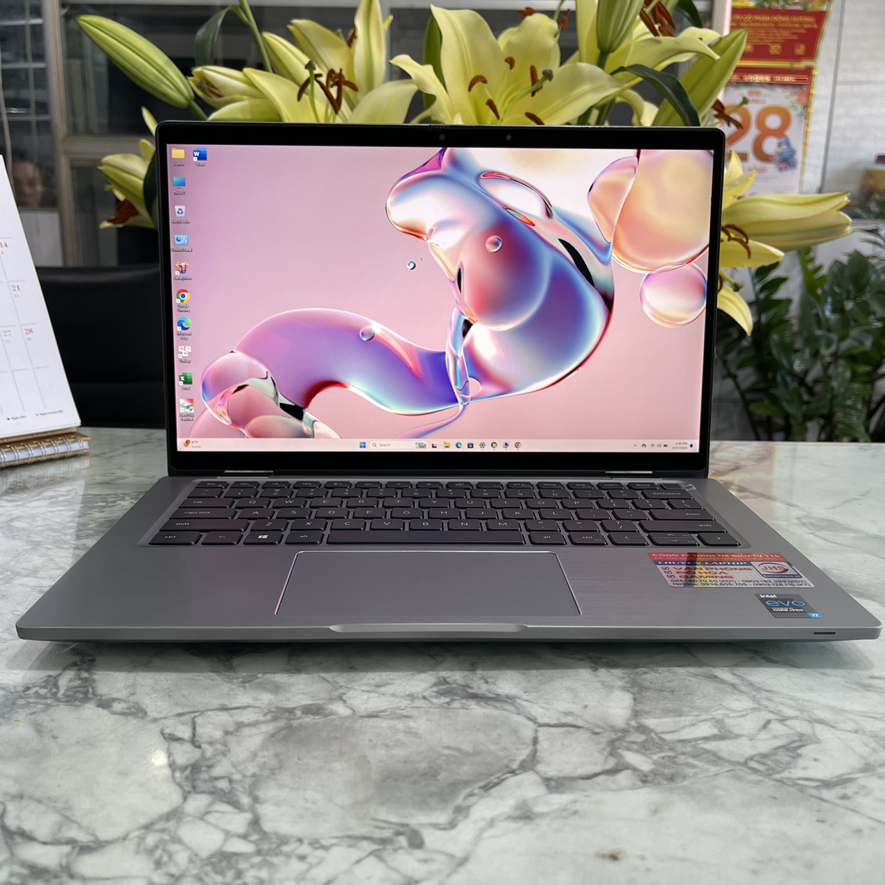 Dell Latitude 7420 2-In-1 Vỏ Nhôm Nguyên Khối Core I7-1185G7 Ram 16Gb Ssd 512Gb Màn Hình 14.0''Inch Fhd IPS Touch