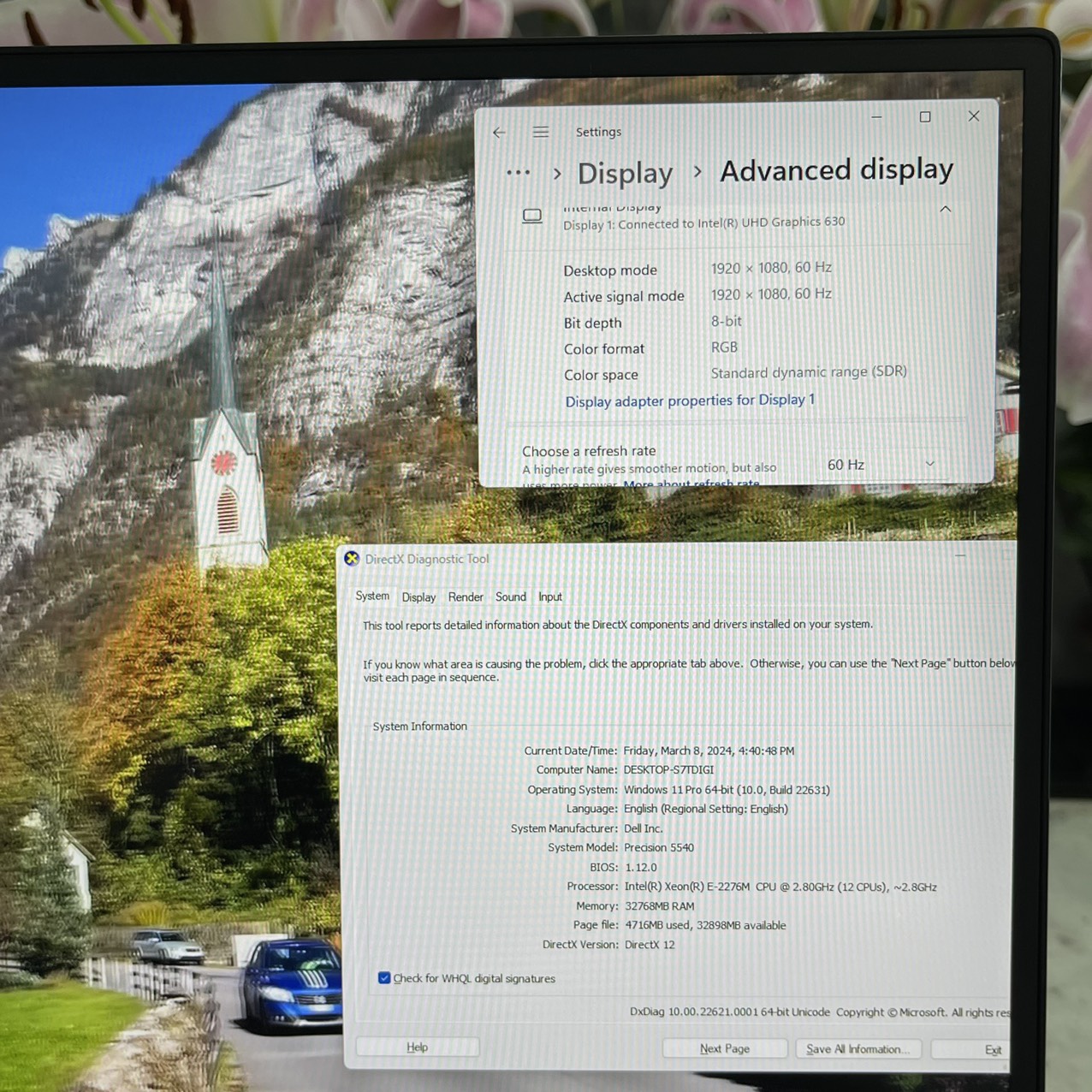 Dell Precision 5540 (MÁY LIKENEW) Xeon E-2276M Ram 32gb Ssd 512gb Nvidia Quadro T1000 Màn Hình 15.6 Fhd IPS