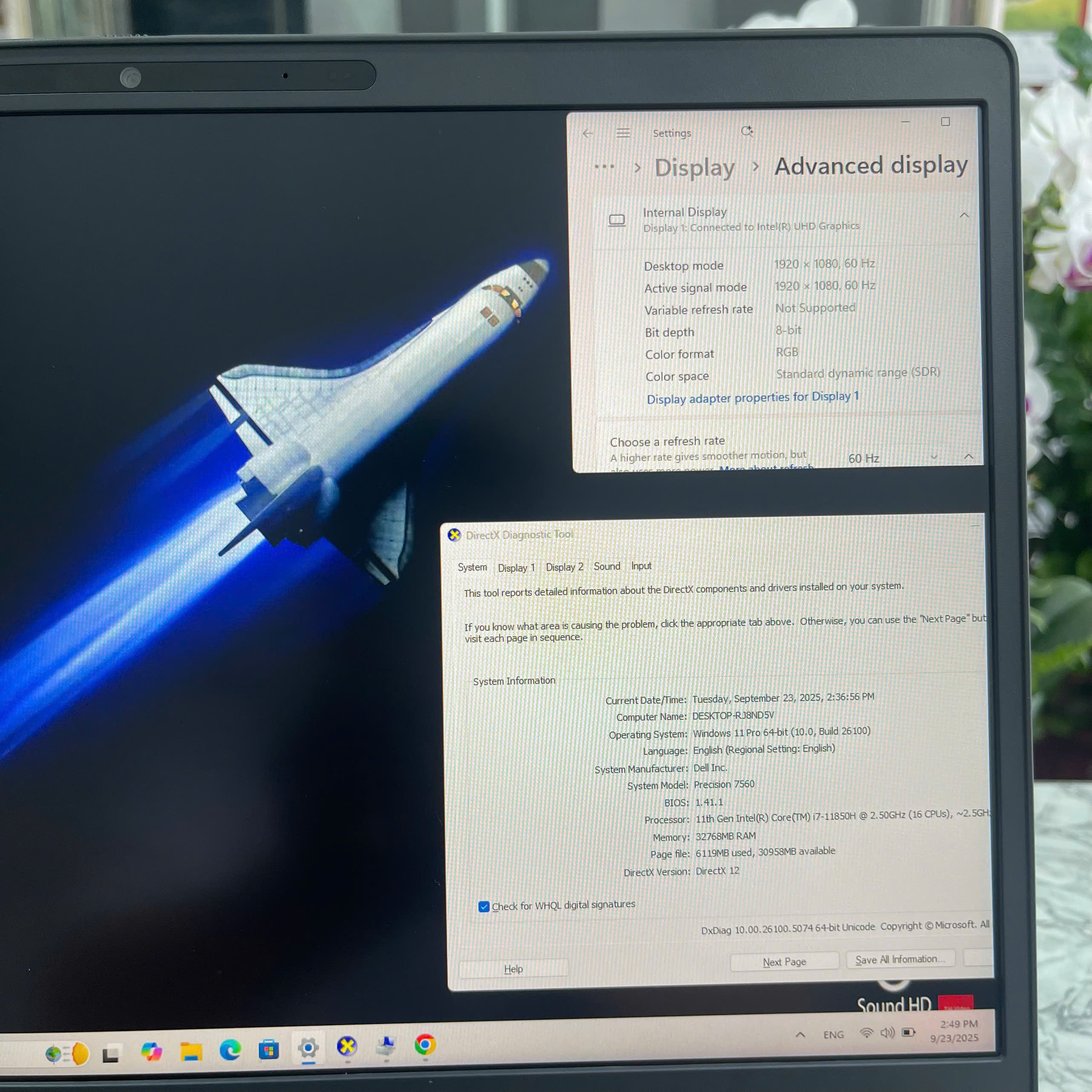 Dell Precision 7560 Core I7-11850H RAM 32GB SSD 512GB VGA Quadro T1200 MÀN : 15.6 Inch FHD IPS
