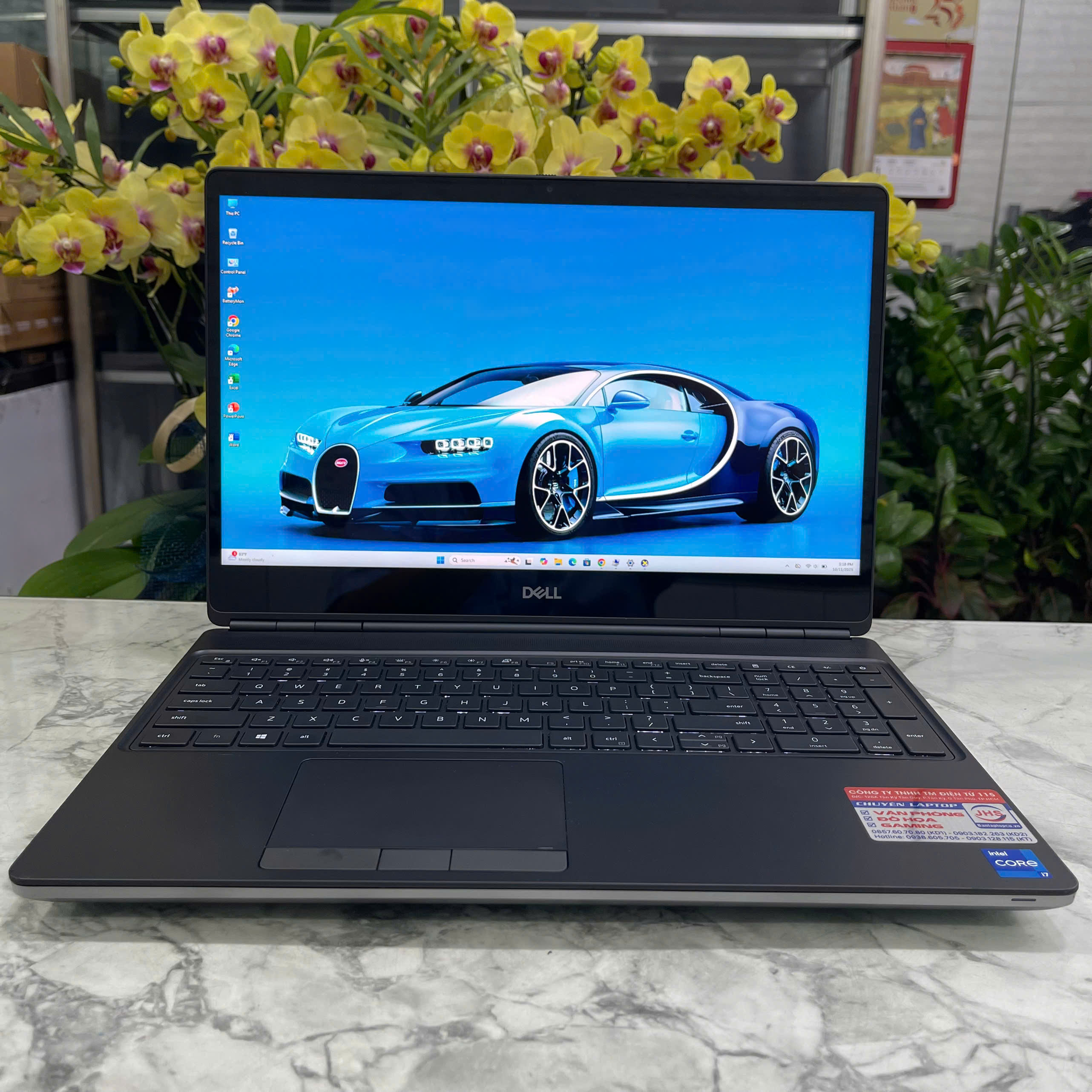 Dell Precision 7560 MÁY TRẠM GIÁ TỐT CORE I7-11850H RAM 32GB SSD 1.000GB RTX A2000 MÀN HÌNH : 15.6 Inch IPS Touch