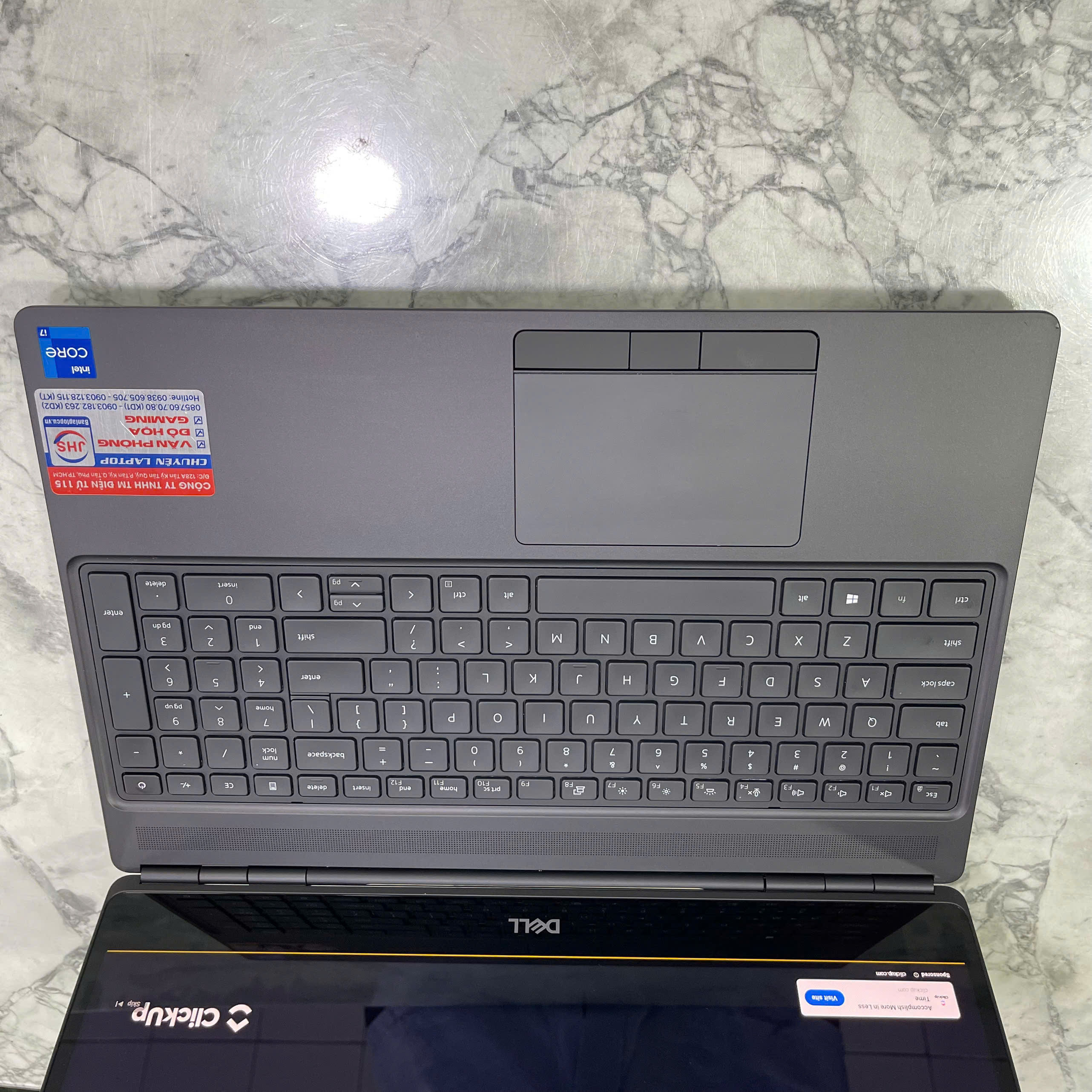 Dell Precision 7560 MÁY TRẠM GIÁ TỐT CORE I7-11850H RAM 32GB SSD 1.000GB RTX A2000 MÀN HÌNH : 15.6 Inch IPS Touch