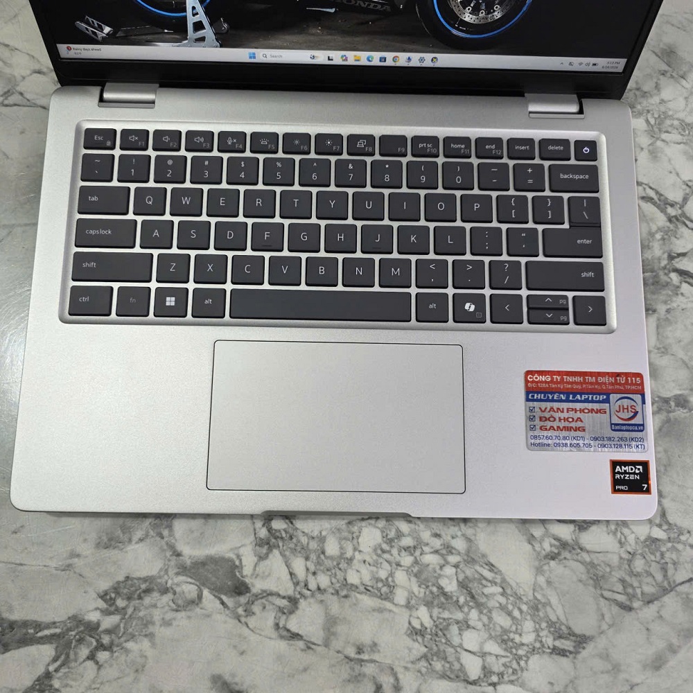 Dell Pro 14 Plus PB14255 RYZEN 7 Pro 250, RAM 16GB SSD 256GB MÀN HÌNH : 14 Inch FHD+
