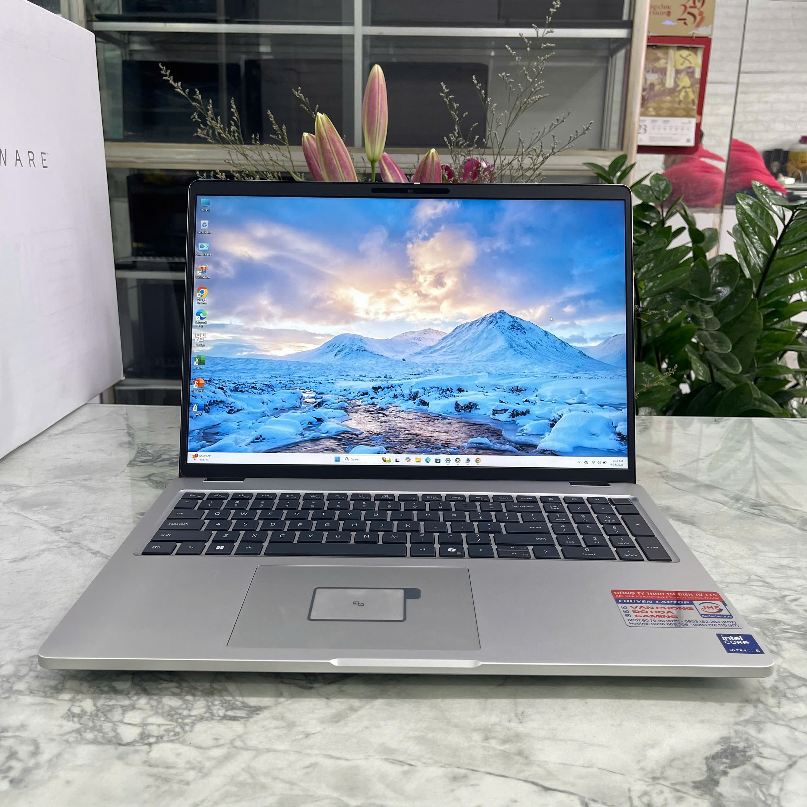 Dell Pro 16 Plus PB16250 (2025)  Ultra 5 236V Ram 16GB Ssd 512GB Arc 130V 8GB Màn hình : 16 Inch FHD+, 300 nit