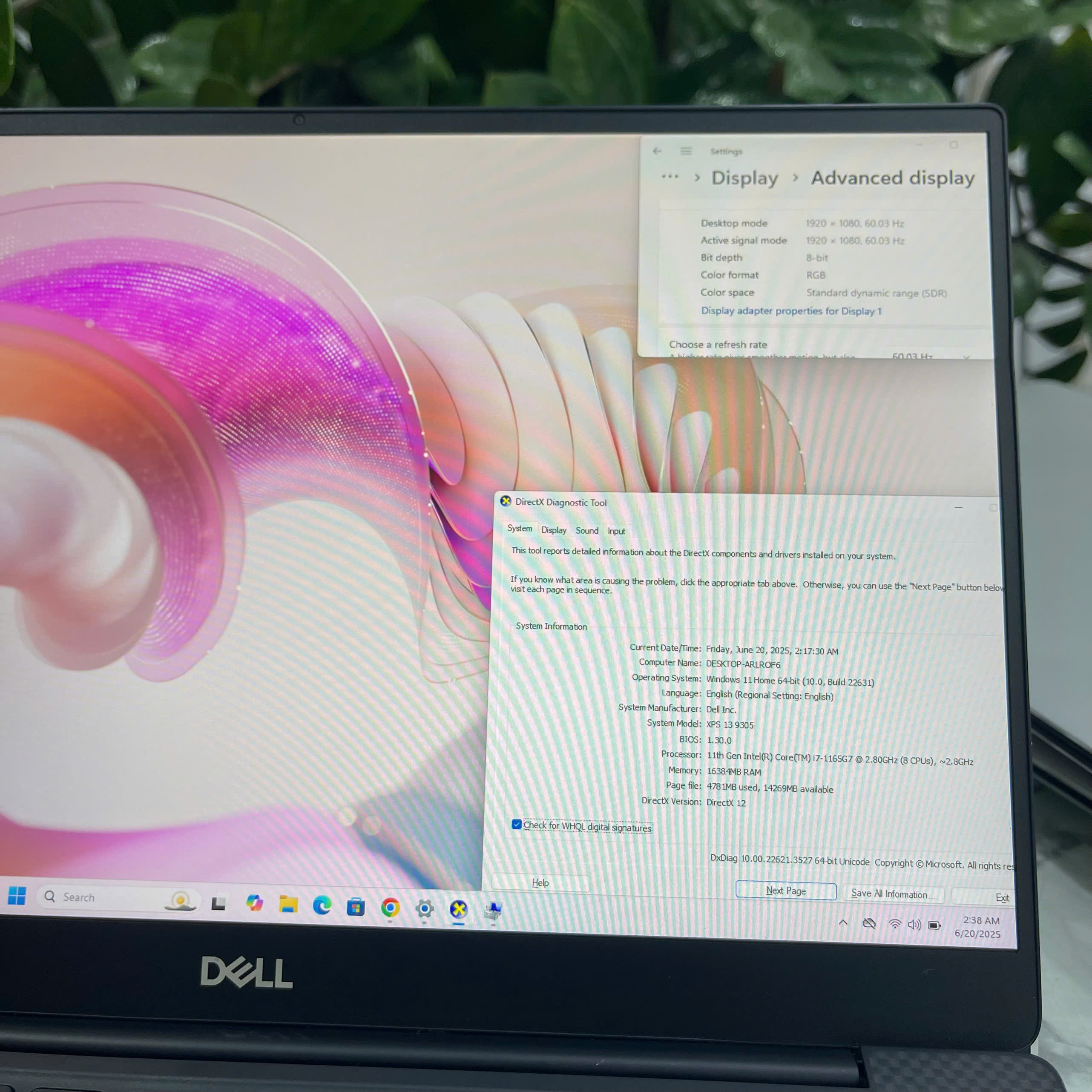 Dell XPS 13 9305 Core I7-1165G7 Ram 16GB SSD 512GB Màn Hình 13.3″ Inch IPS FullHD
