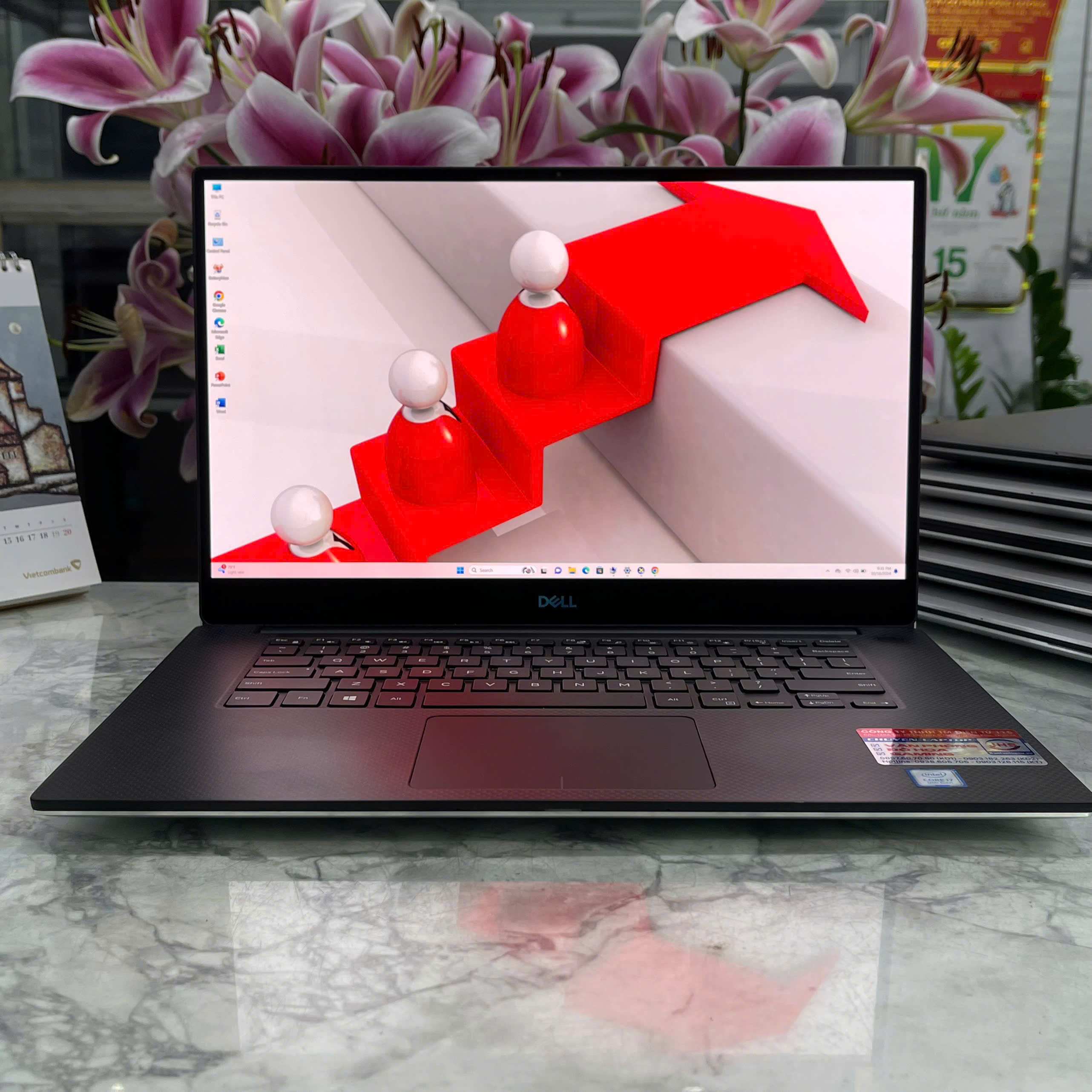 Dell XPS 15 7590 ( LIKENEW - GÍA TỐT ) Core I7-9750H Ram 32gb Ssd 512gb Card GTX 1650 Màn Hình 15.6''Inch OLED 4K