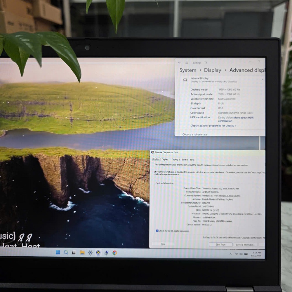 ĐỒ HỌA - GAMING LENOVO THINKPAD P15 GEN 1 CORE I7-11850H RAM 16GB SSD 512GB NVIDIA Quadro T2000 4GB GDDR5 MÀN HÌNH : 15.6''Inch Fhd IPS