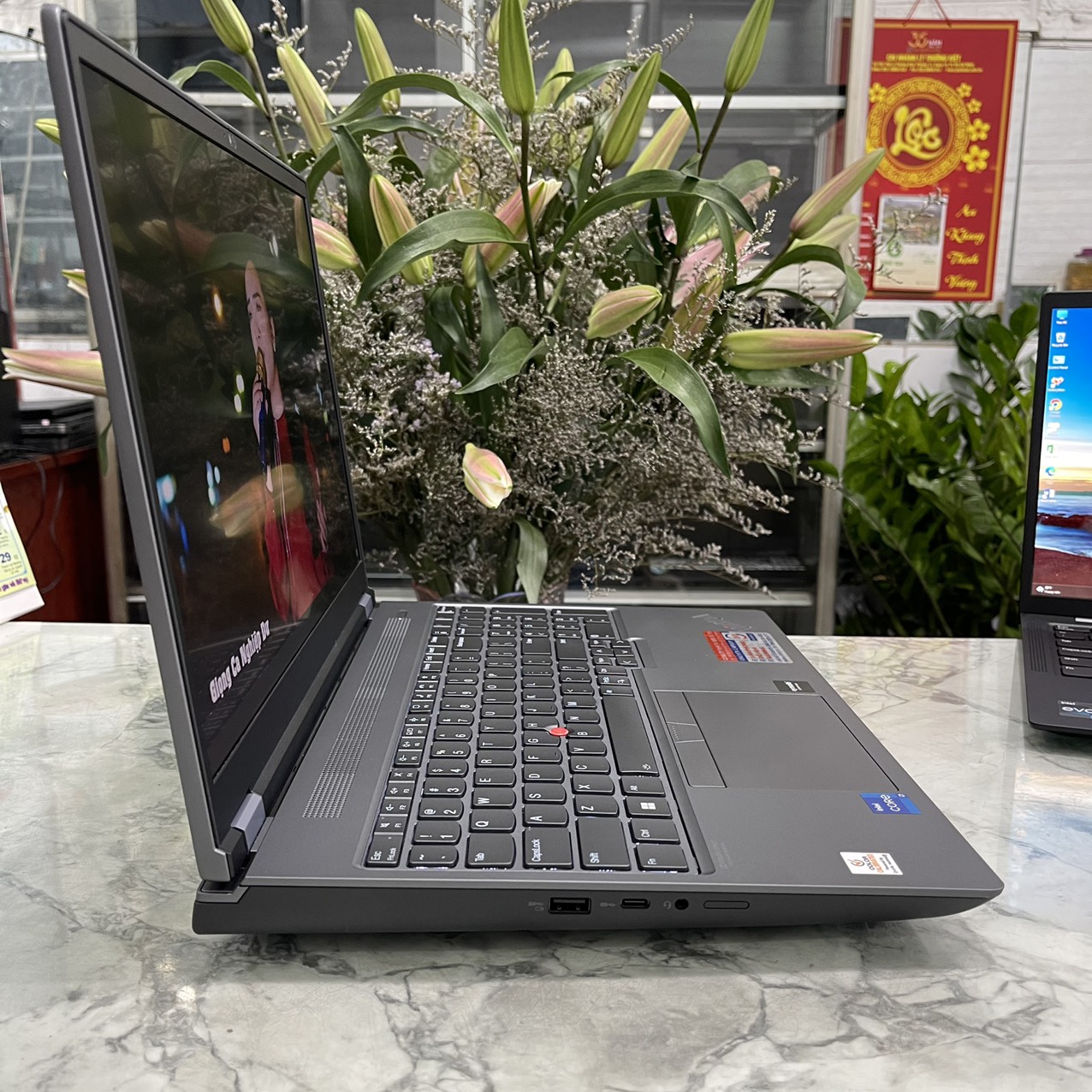 Đồ Họa - Gaming Lenovo ThinkPad P16 Gen1 Core I7-12850HX Ram 64gb Ssd 1.000gb Và 500gb Ssd  Card RTX A3000 12GB GDDR6  Màn Hình 16" QHD.