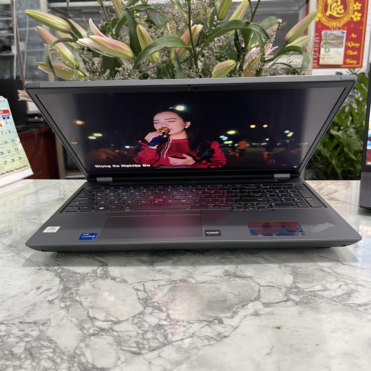 Đồ Họa - Gaming Lenovo ThinkPad P16 Gen1 Core I7-12850HX Ram 64gb Ssd 1.000gb Và 500gb Ssd  Card RTX A3000 12GB GDDR6  Màn Hình 16" QHD.