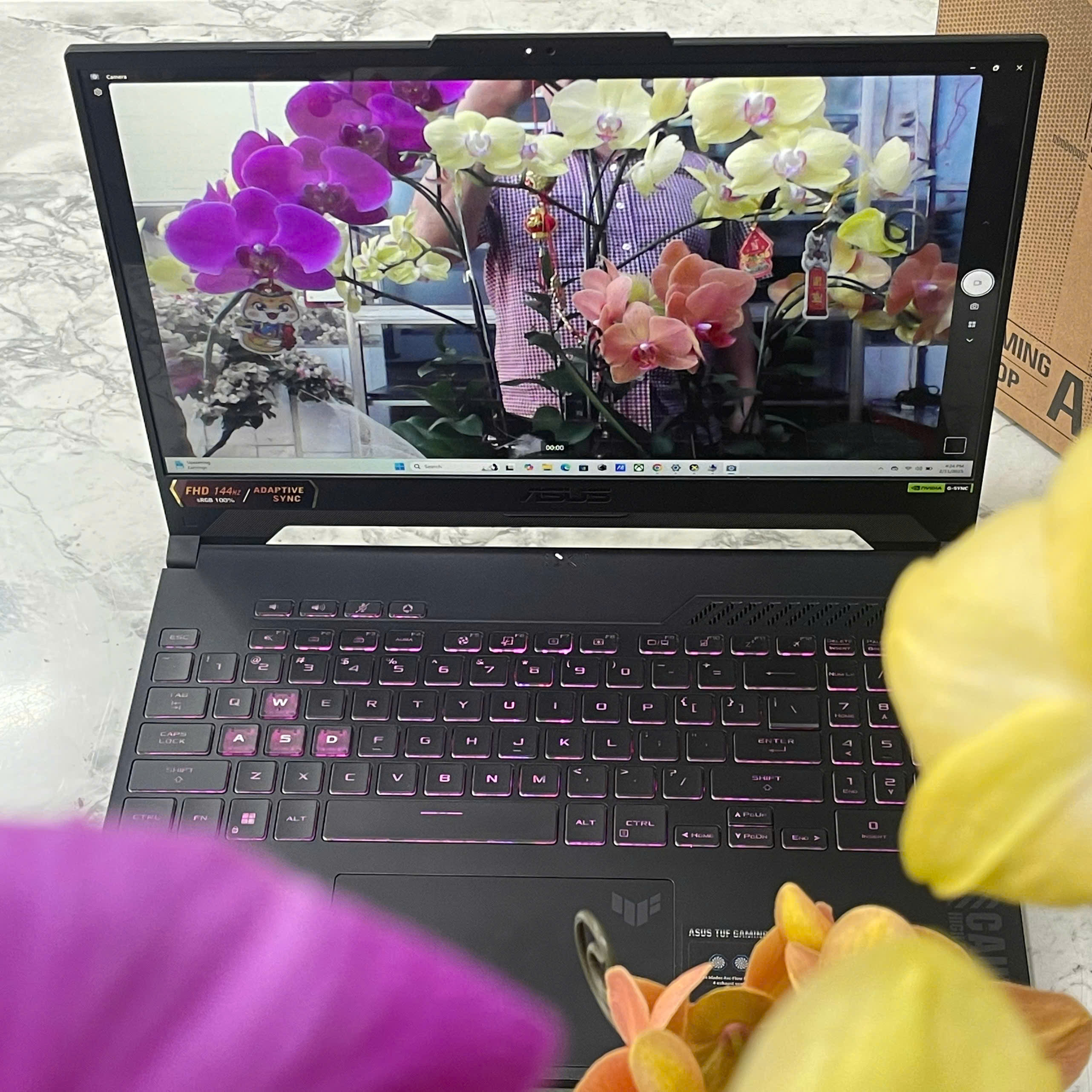  Gaming Asus TUF A15 FA507NV (Máy LikeNew-Còn Bảo Hành Hãng) Ryzen 7-7735HS Ram 8GB Ssd 512GB Card RTX 4060 8GB Màn Hình 15.6 FHD IPS, 100% sRGB & 144Hz