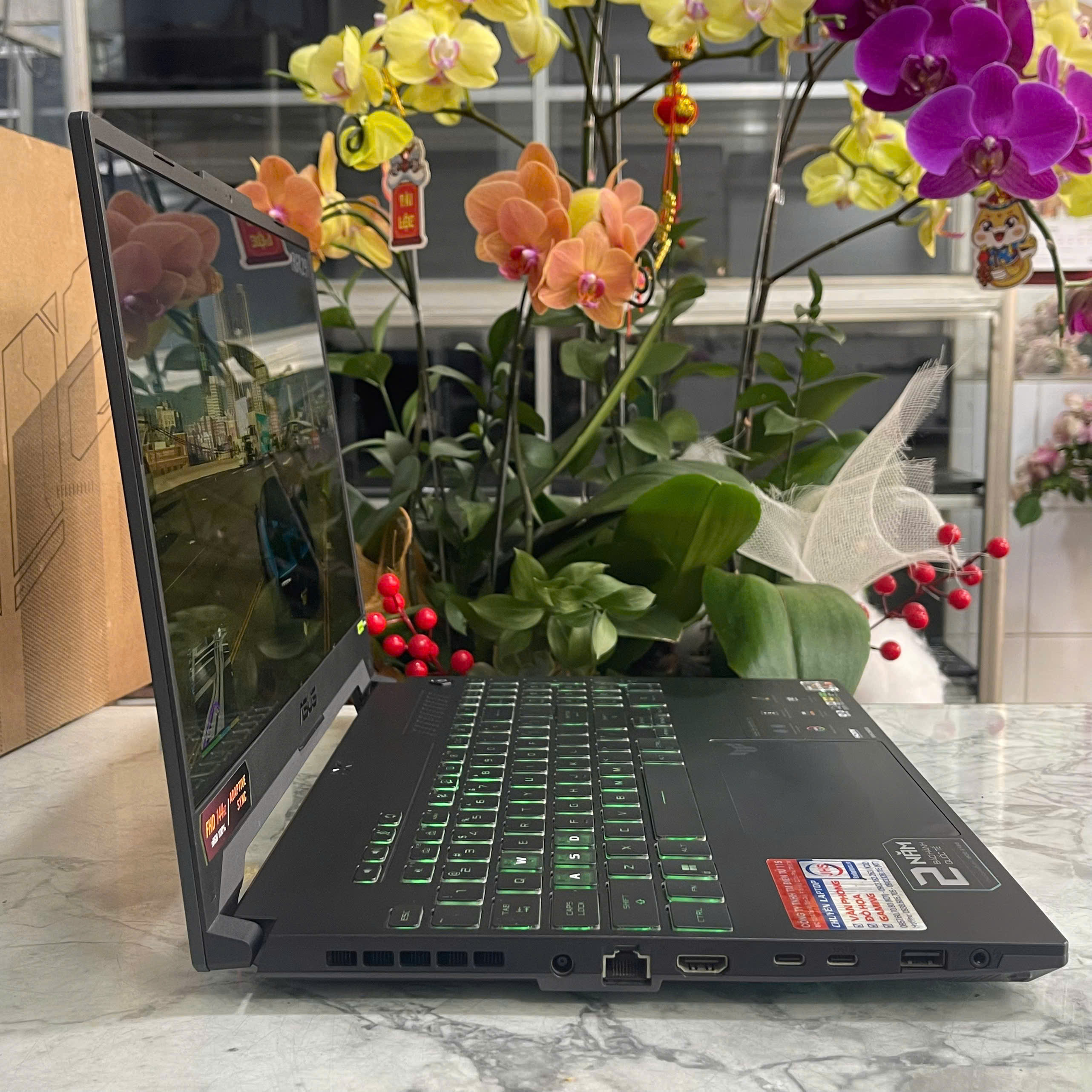  Gaming Asus TUF A15 FA507NV (Máy LikeNew-Còn Bảo Hành Hãng) Ryzen 7-7735HS Ram 8GB Ssd 512GB Card RTX 4060 8GB Màn Hình 15.6 FHD IPS, 100% sRGB & 144Hz