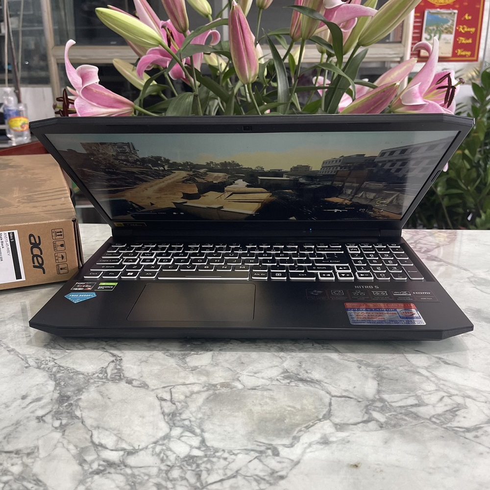 Gaming - Đồ Họa Acer Nitro 5 AN515-45-R6EV Ryzen 5-5600H SSD 512GB RAM 8GB GTX 1650 4GB MÀN HÌNH : 15.6''Inch IPS 144Hz