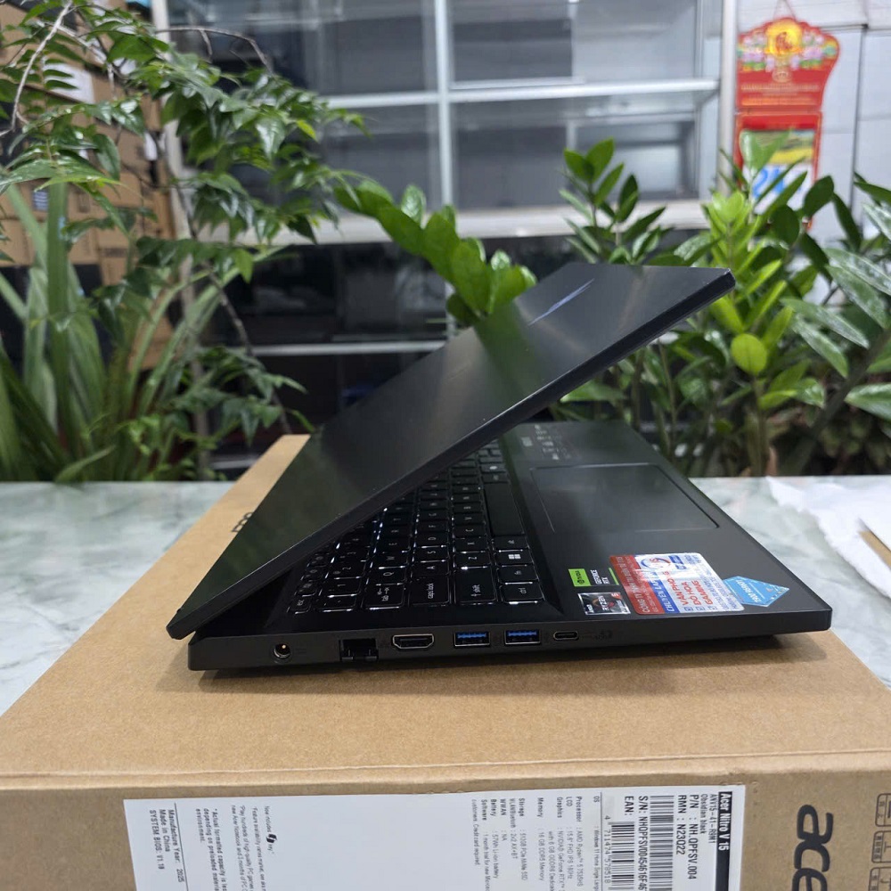 Gaming - Đồ Họa Acer Nitro V 15 ANV15-41-R1JY RYZEN 5-6600H RAM 16GB SSD 512GB RTX 3050 6GB MÀN HÌNH : 15.6'' IPS 165Hz