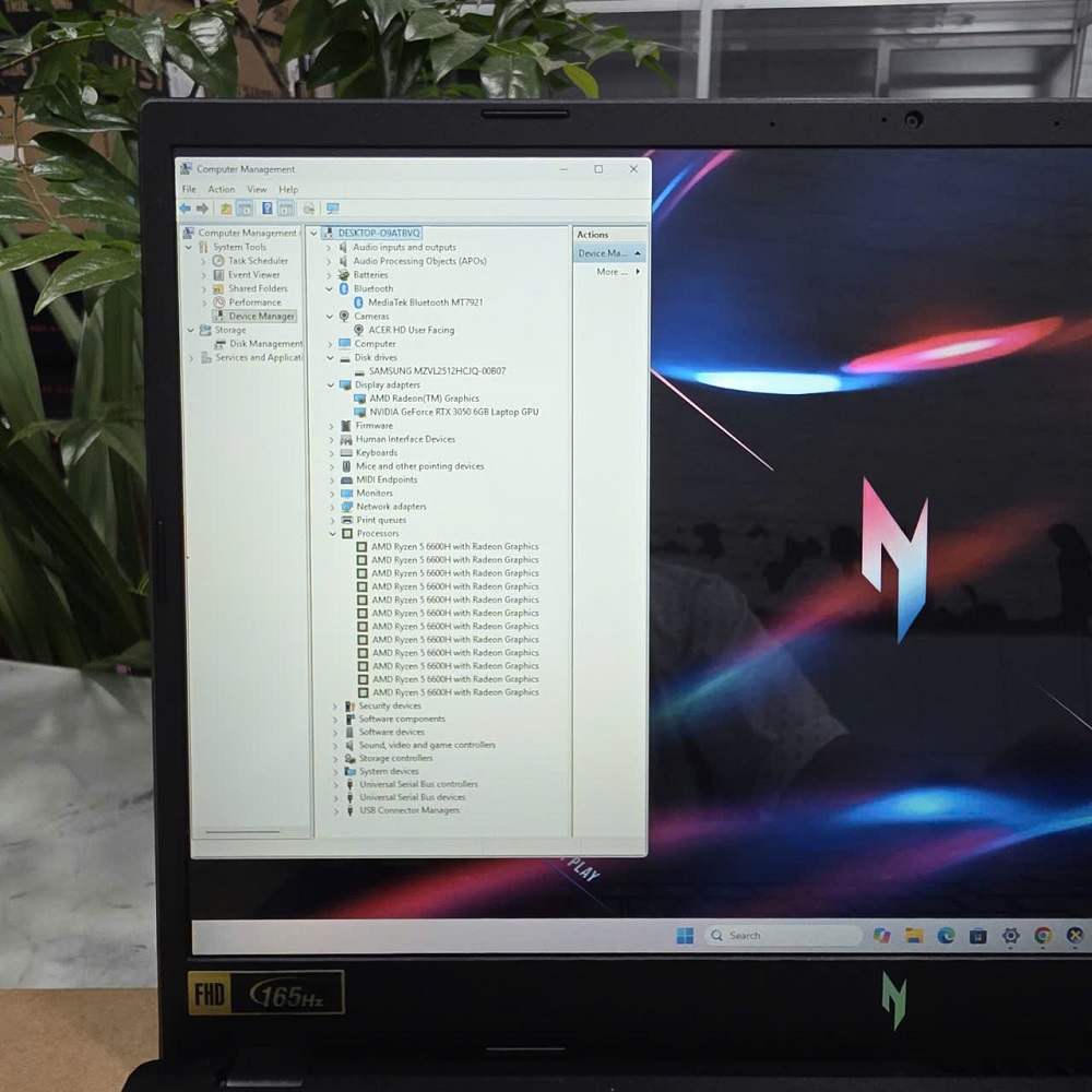 Gaming - Đồ Họa Acer Nitro V 15 ANV15-41-R1JY RYZEN 5-6600H RAM 16GB SSD 512GB RTX 3050 6GB MÀN HÌNH : 15.6'' IPS 165Hz