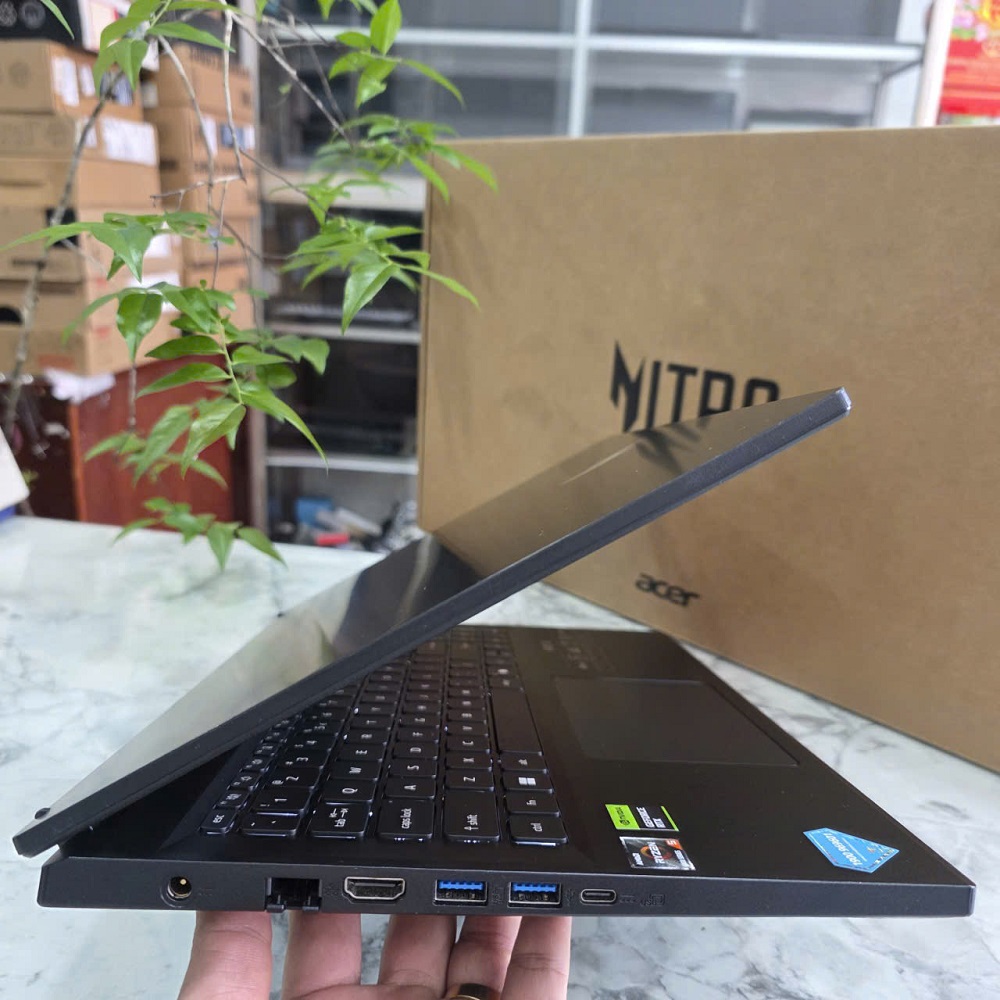 Gaming - Đồ Họa ACER Nitro V 15 ANV15-41-R2UP Máy LikeNew-Bảo Hành Hãng RYZEN 5-6600H RAM 16GB SSD 512GB RTX 2050 4GB GDDR6 MÀN HÌNH : 15.6''IPS 165Hz.