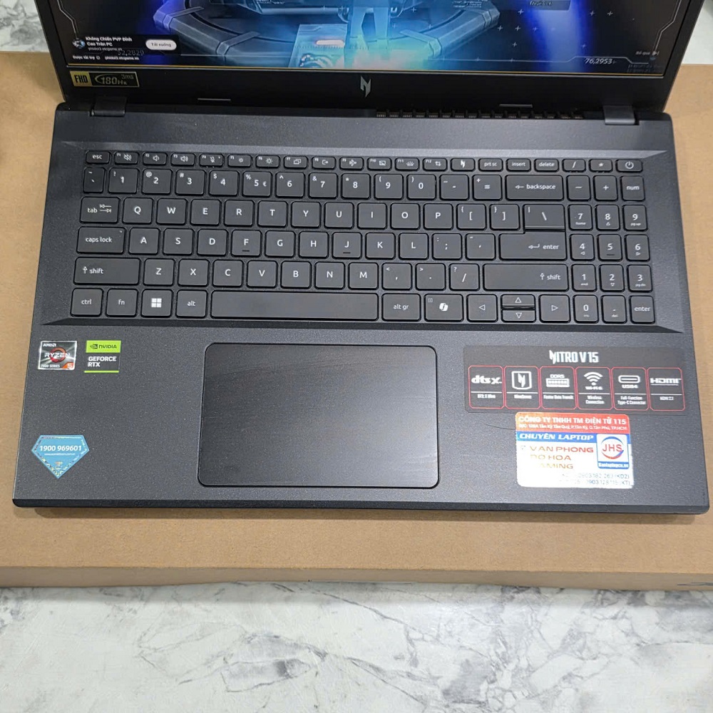 Gaming - Đồ Họa Acer Nitro V 15 ProPanel ANV15-41-R9M1 (Máy LikeNew-BHH) RYZEN 5 7535HS RAM 16GB SSD 512GB RTX 3050 6GB  MÀN : 15.6 Inch IPS 180Hz