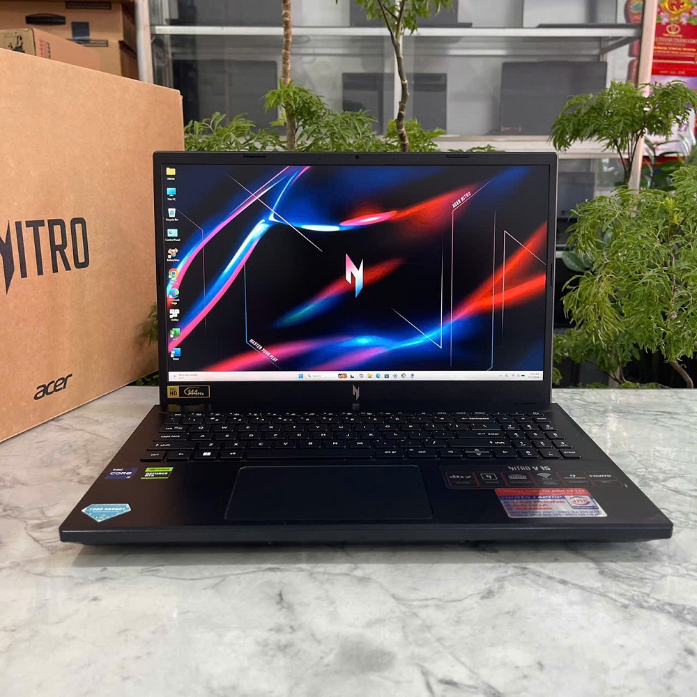 Gaming - Đồ Họa Acer Nitro V ANV15-51-91T5 CORE I9-13900H RTX4060 8GB GDDR6 RAM 16GB SSD 512GB MÀN HÌNH : 15.6 Inch FHD IPS 144Hz