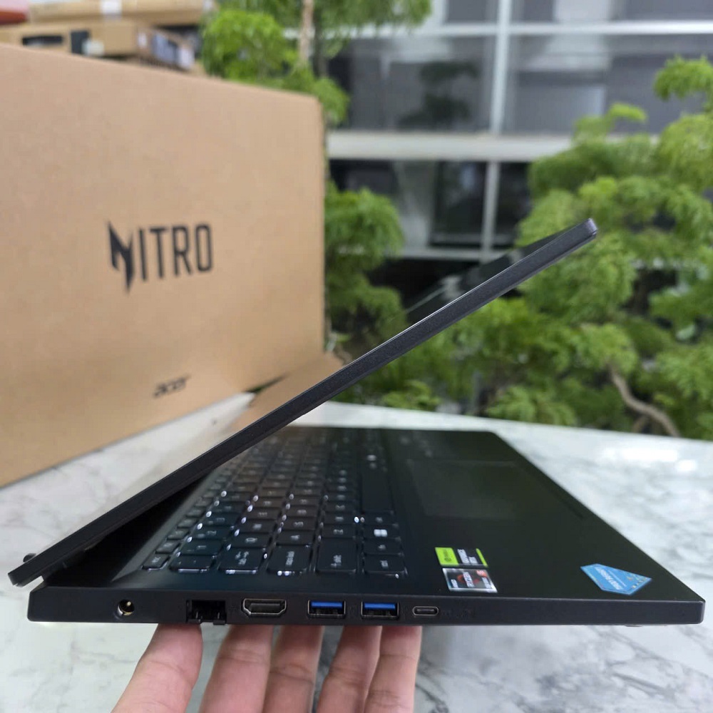 Gaming - Đồ Họa Acer Nitro V ANV15-41-R9M1 (LikeNew-Bảo Hành Hãng 2028 ) RYZEN 5 7535HS RAM 16GB SSD 512GB RTX™ 3050 6GB GDDR6 VRAM MÀN HÌNH : 15.6 Inch 144Hz 