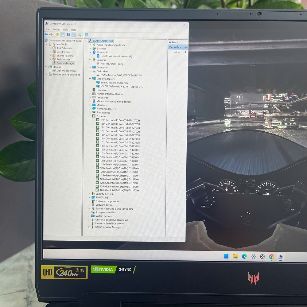 Gaming - Đồ họa Acer Predator Helios 300 PH315-55-795C CORE I7-12700H RAM 32GB SSD 1.000GB RTX 3070Ti (8GB) MÀN HÌNH : 15.6'' 2K 240Hz