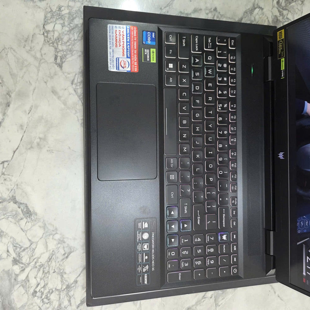 Gaming - Đồ Họa ACER Predator Helios Neo 16 PHN16-71-73LT CORE I7-13700HX RAM 16GB SSD 512GB RTX 4060 8GB MÀN HÌNH : 16'' 2K+ 165Hz