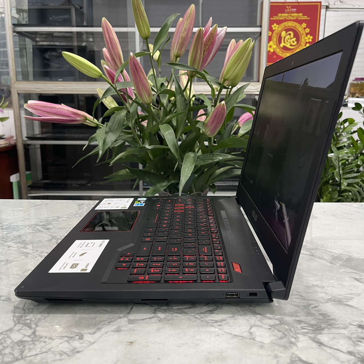 Gaming - Đồ Họa  Asus FX503VD Core I7-7700HQ Ram 16gb Ssd 128gb Và 500gb Hdd Card GTX 1050 4GB Màn Hình 15.6''Inch Fhd IPS 