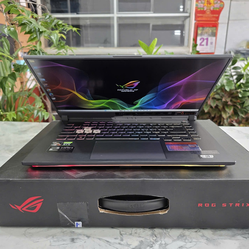 Gaming - Đồ Họa ASUS ROG Strix G15 G513IE-HN246W RYZEN 7 4800H RAM 16GB SSD 512GB RTX 3050 Ti 4Gb GDDR6 MÀN HÌNH : 15.6 Inch IPS 144Hz