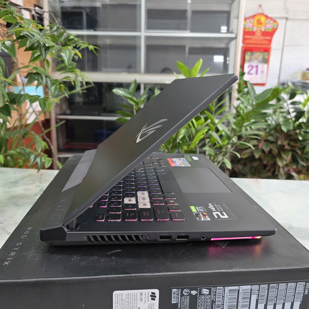 Gaming - Đồ Họa ASUS ROG Strix G15 G513IE-HN246W RYZEN 7 4800H RAM 16GB SSD 512GB RTX 3050 Ti 4Gb GDDR6 MÀN HÌNH : 15.6 Inch IPS 144Hz