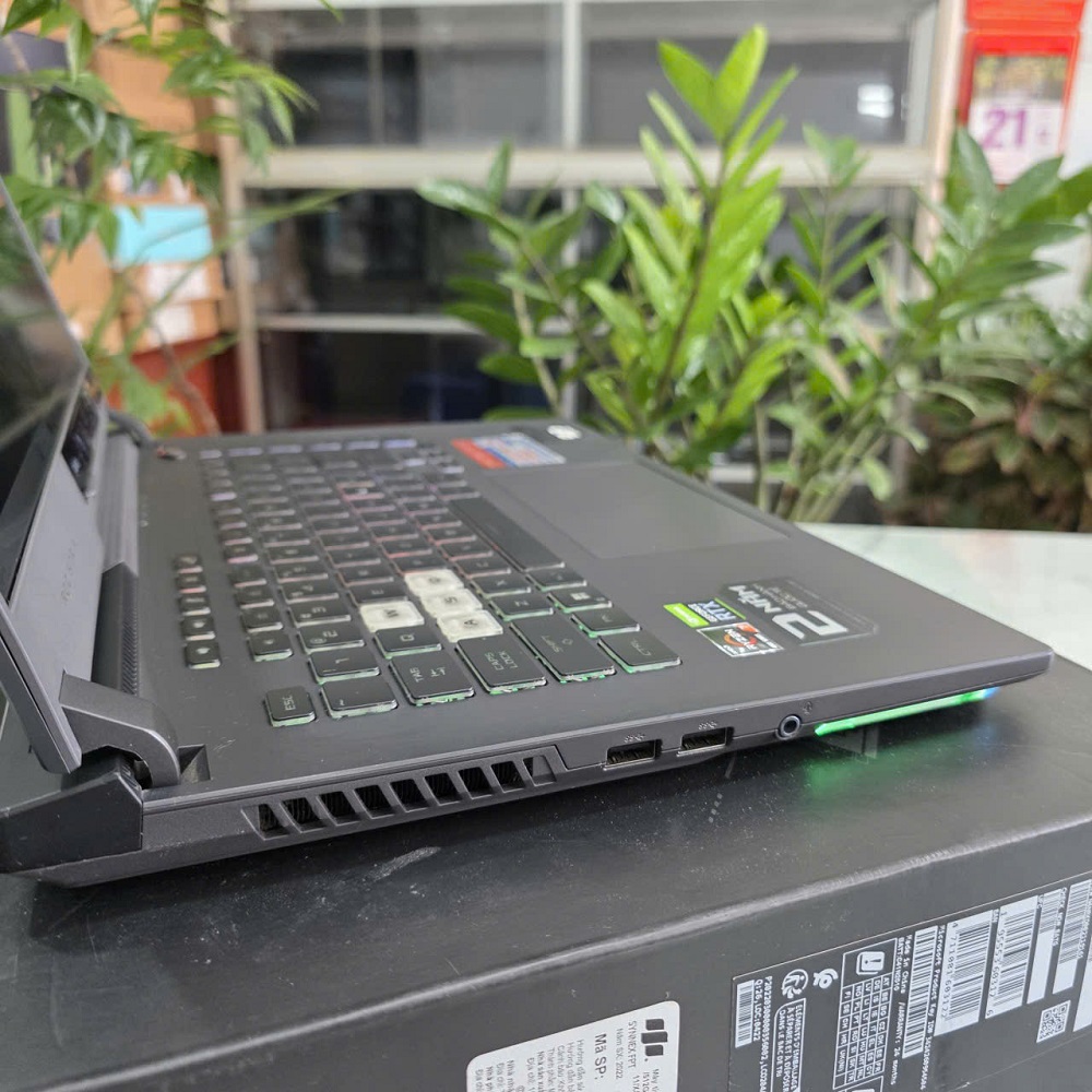 Gaming - Đồ Họa ASUS ROG Strix G15 G513IE-HN246W RYZEN 7 4800H RAM 16GB SSD 512GB RTX 3050 Ti 4Gb GDDR6 MÀN HÌNH : 15.6 Inch IPS 144Hz