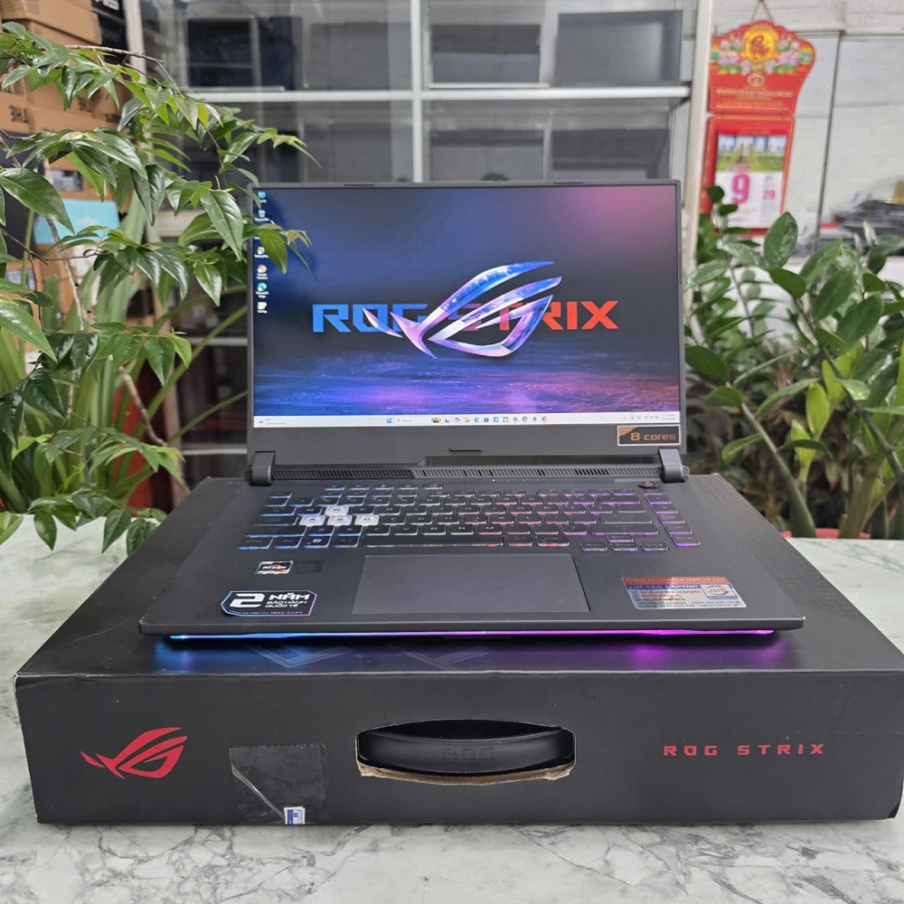 Gaming - Đồ Họa ASUS ROG Strix G15 G513IH RYZEN 7-4800H RAM 8GB SSD 512GB GTX 1650 4GB MÀN HÌNH : 15.6 IPS 144Hz