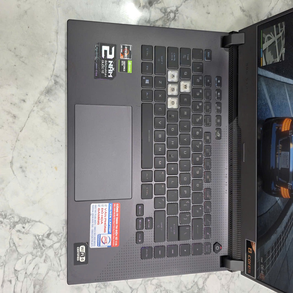 Gaming - Đồ Họa ASUS ROG Strix G15 G513IH RYZEN 7-4800H RAM 8GB SSD 512GB GTX 1650 4GB MÀN HÌNH : 15.6 IPS 144Hz