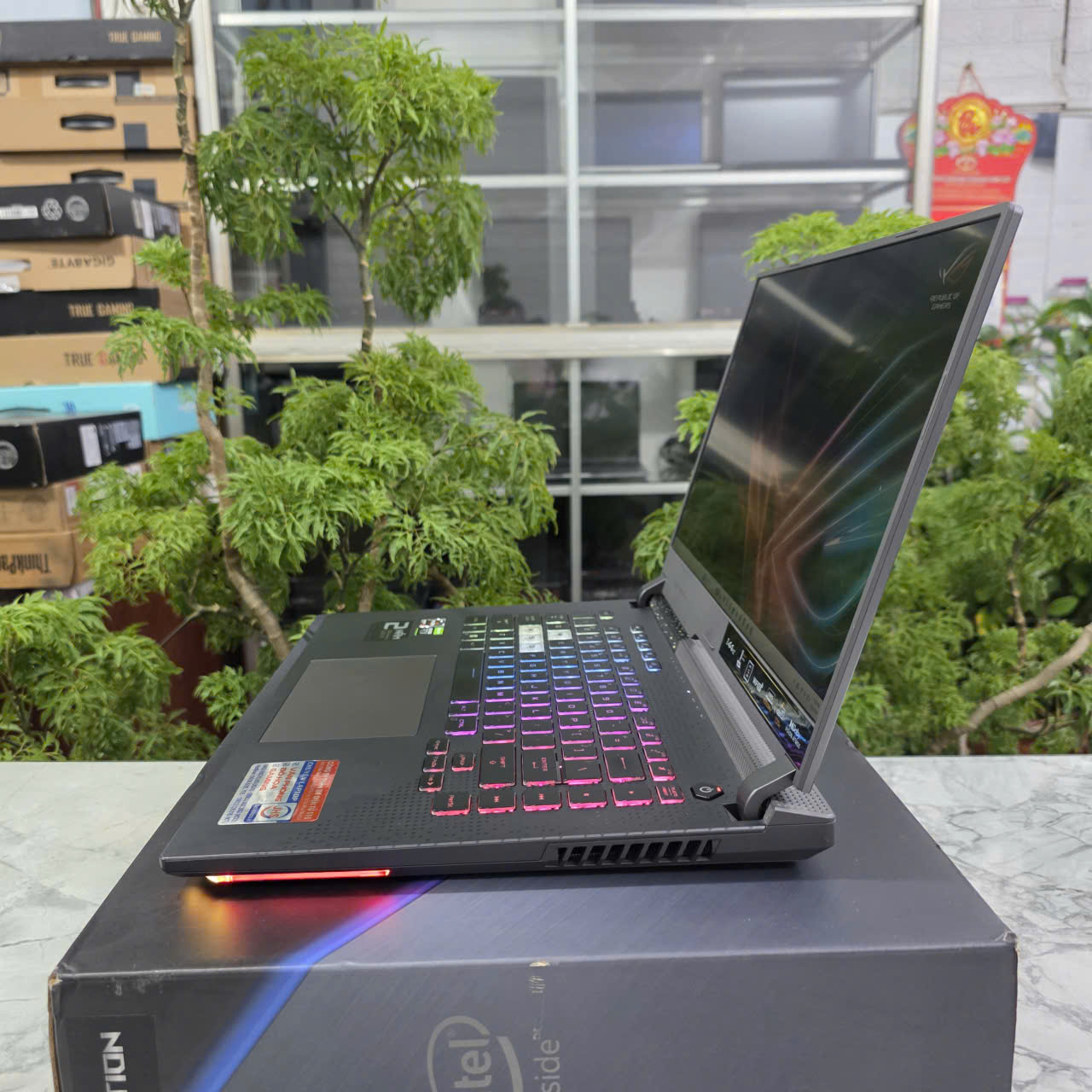 Gaming - Đồ Họa Asus ROG Strix G15 G513RC MÁY Likenew RYZEN 7-6800H RAM 16GB SSD 512GB RTX 3050 8GB MÀN HÌNH : 15.6" Fhd IPS 144Hz