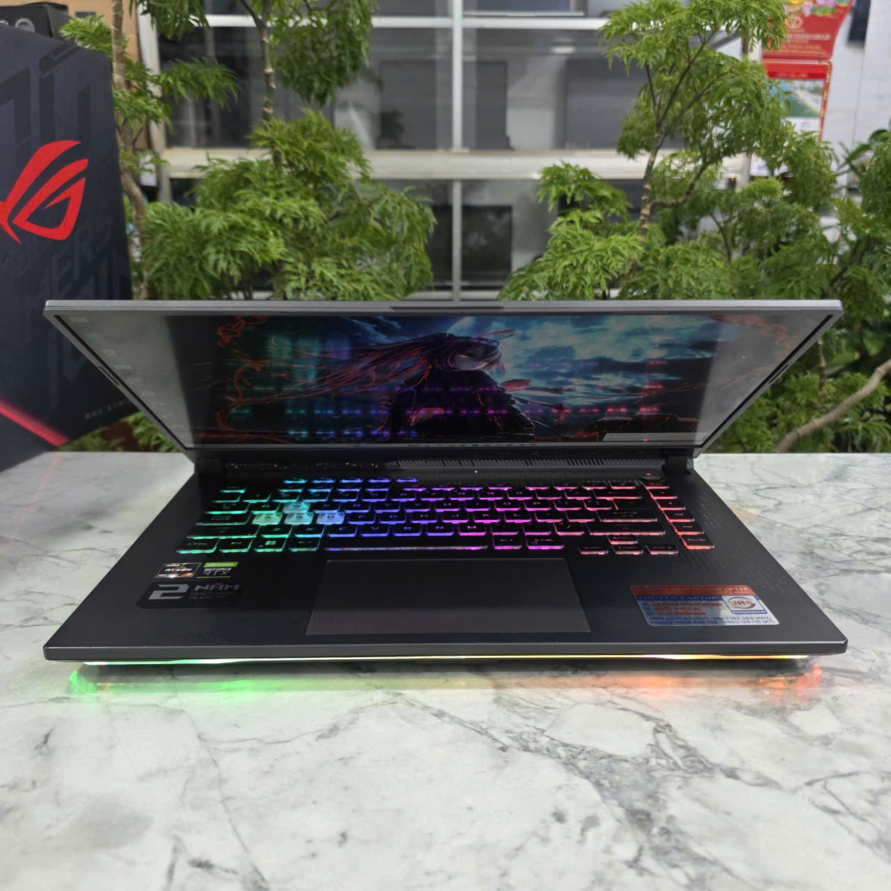 Gaming - Đồ Họa Asus ROG Strix G15 G513RC MÁY Likenew RYZEN 7-6800H RAM 16GB SSD 512GB RTX 3050 8GB MÀN HÌNH : 15.6" Fhd IPS 144Hz