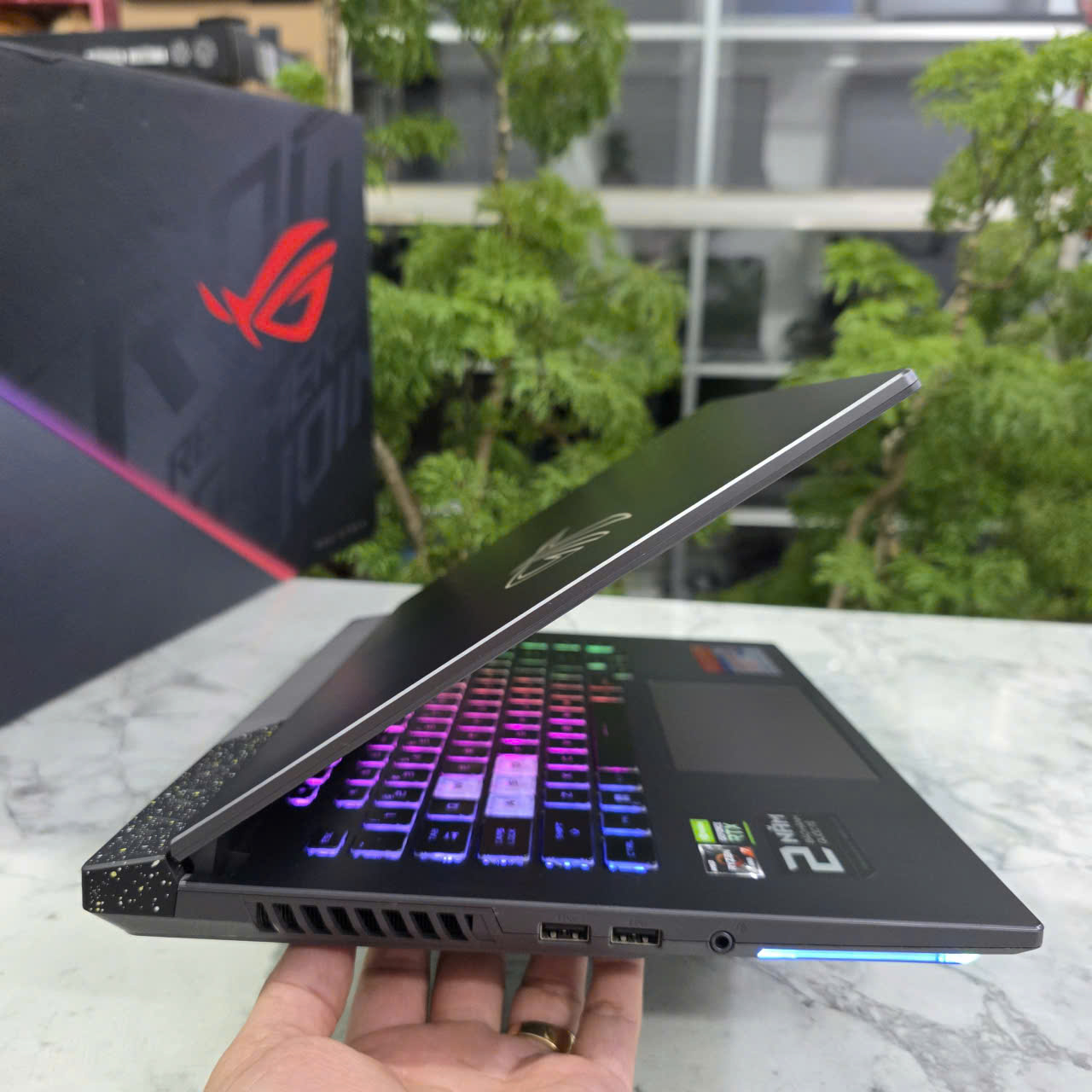 Gaming - Đồ Họa Asus ROG Strix G15 G513RC MÁY Likenew RYZEN 7-6800H RAM 16GB SSD 512GB RTX 3050 8GB MÀN HÌNH : 15.6" Fhd IPS 144Hz