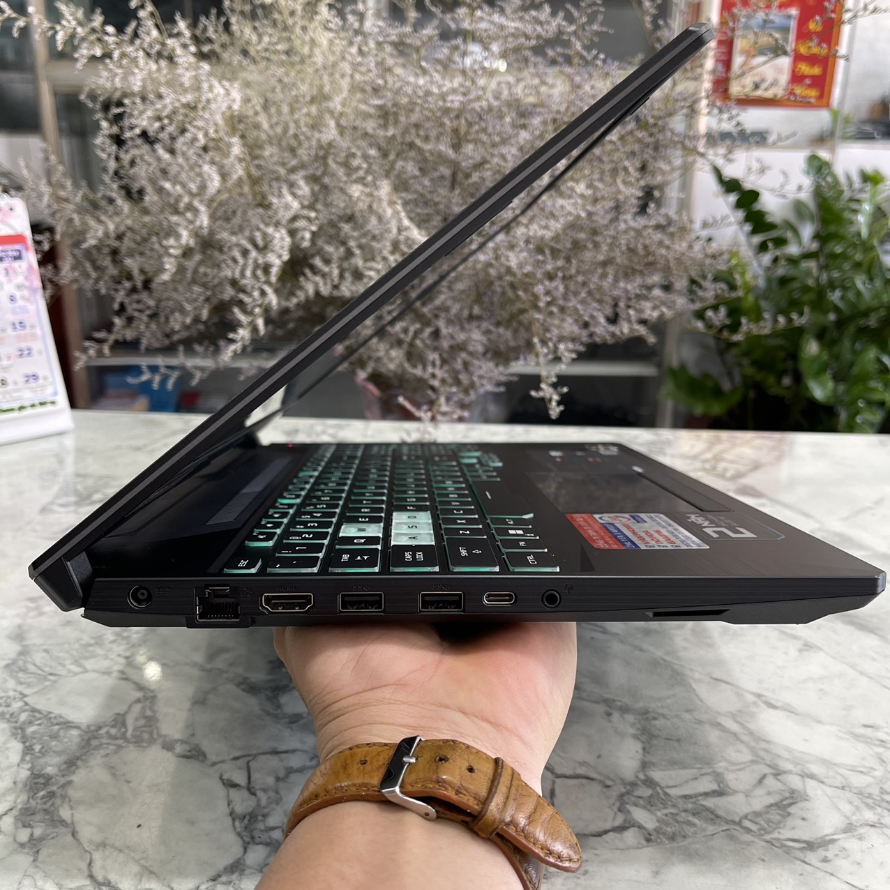  Asus TUF A15 FA506IHR Ryzen 5 4600H Ram 16gb Ssd 512gb Card GTX 1650 (4GB) Màn Hình 15.6 Inch IPS Fhd 144Hz.