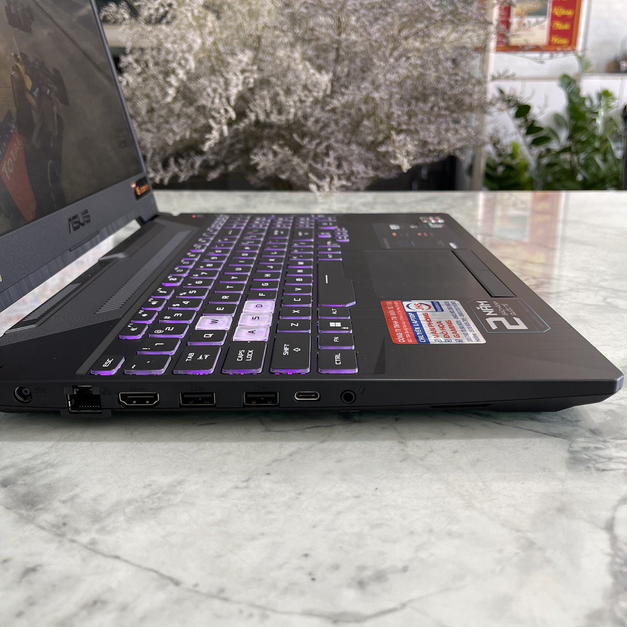  Asus TUF A15 FA506IHR Ryzen 5 4600H Ram 16gb Ssd 512gb Card GTX 1650 (4GB) Màn Hình 15.6 Inch IPS Fhd 144Hz.