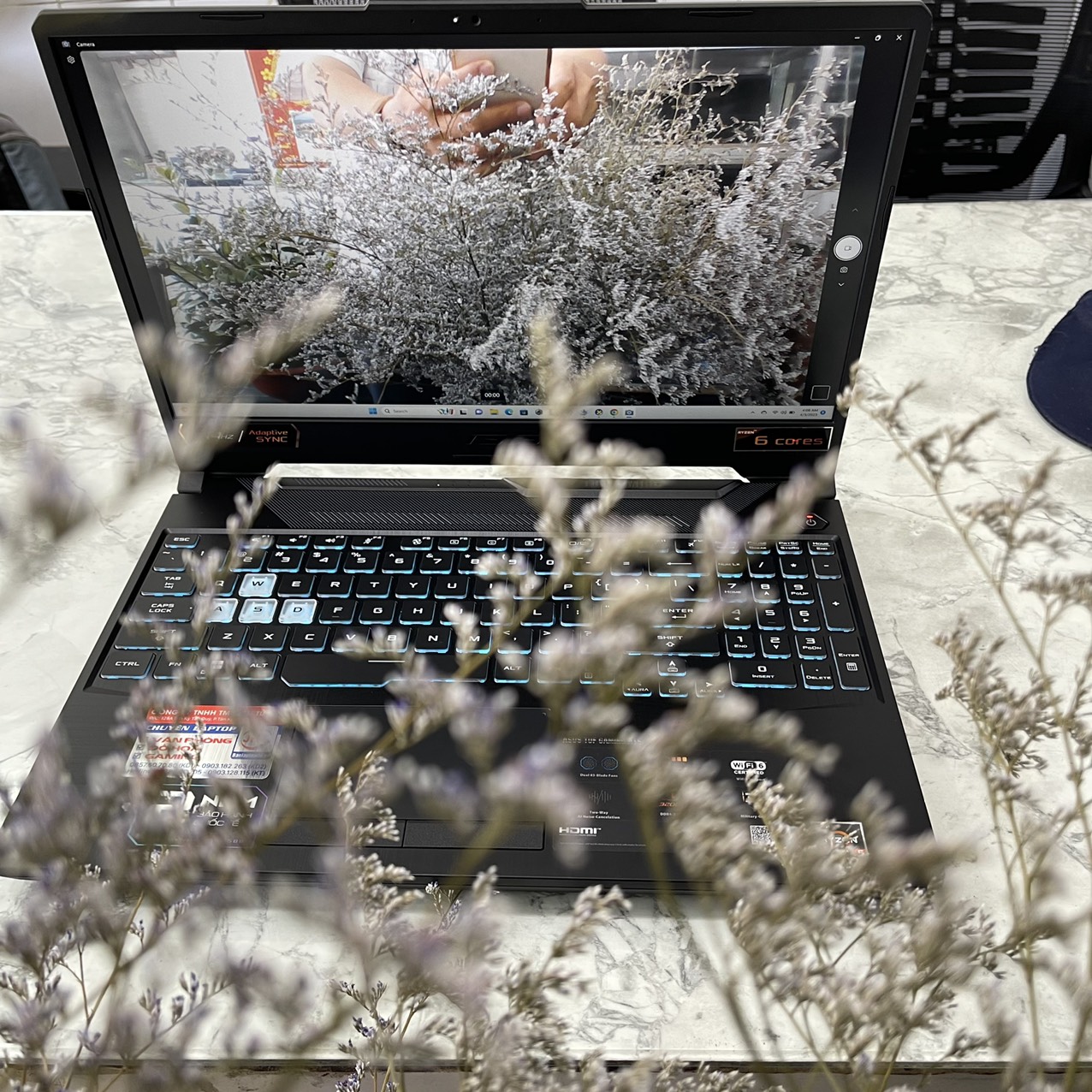  Asus TUF A15 FA506IHR Ryzen 5 4600H Ram 16gb Ssd 512gb Card GTX 1650 (4GB) Màn Hình 15.6 Inch IPS Fhd 144Hz.