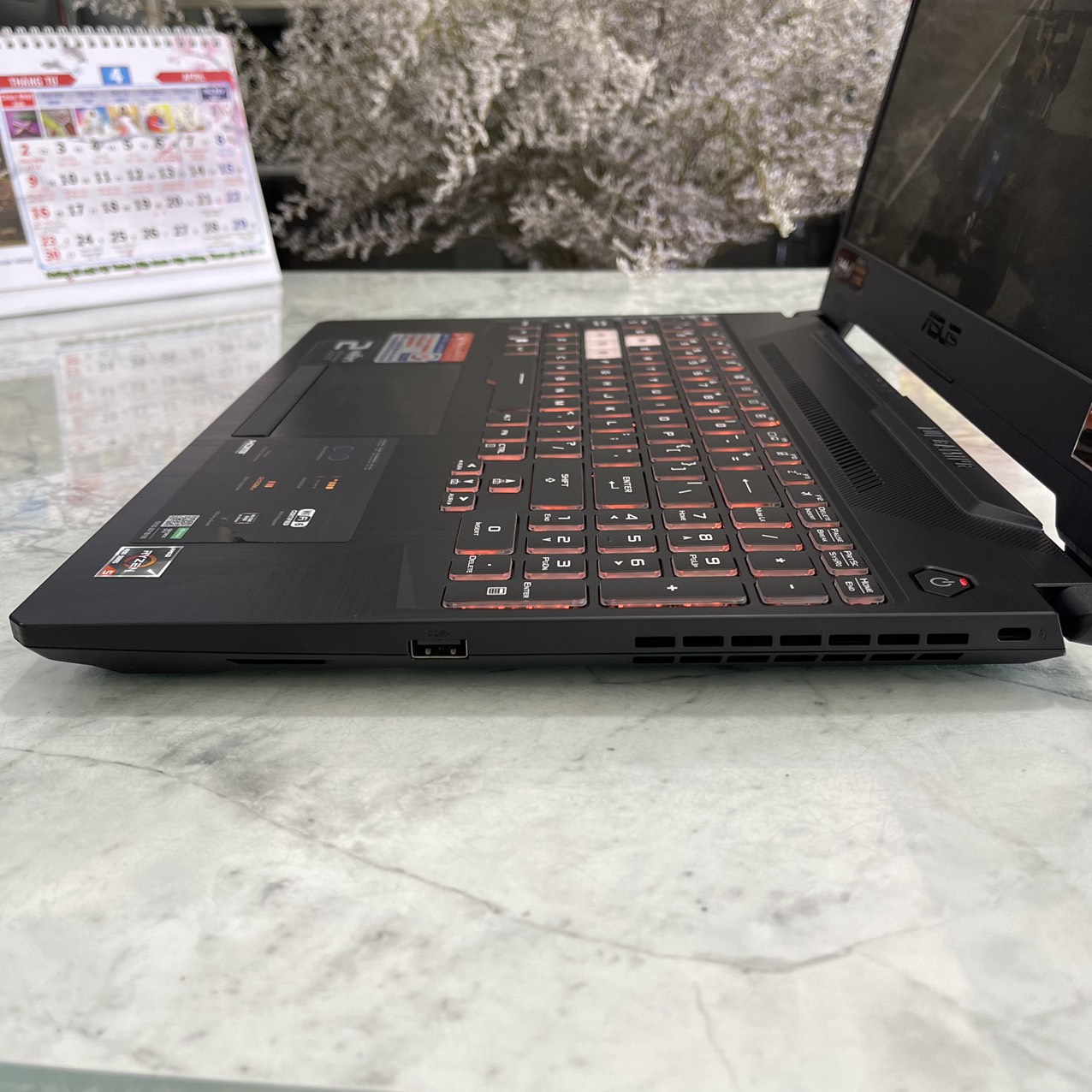  Asus TUF A15 FA506IHR Ryzen 5 4600H Ram 16gb Ssd 512gb Card GTX 1650 (4GB) Màn Hình 15.6 Inch IPS Fhd 144Hz.