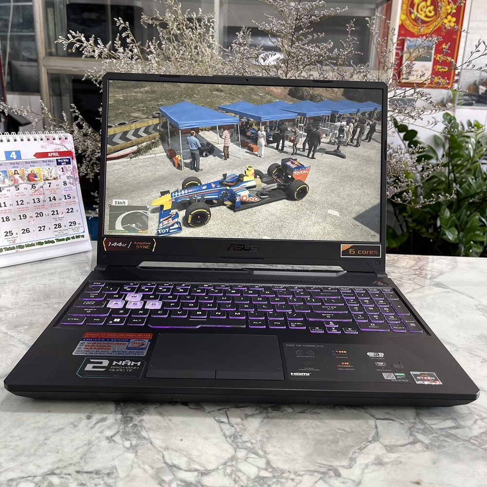 Gaming- Đồ Họa Asus TUF A15 FA506IHRB RYZEN 5 4600H RAM 8GB SSD 512GB GTX 1650 (4GB) MÀN HÌNH : 15.6 Inch IPS Fhd 144Hz.