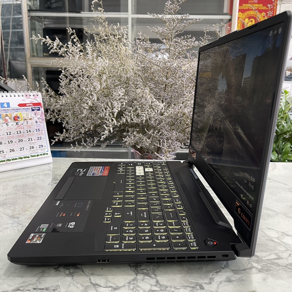 Gaming- Đồ Họa Asus TUF A15 FA506IHRB RYZEN 5 4600H RAM 8GB SSD 512GB GTX 1650 (4GB) MÀN HÌNH : 15.6 Inch IPS Fhd 144Hz.