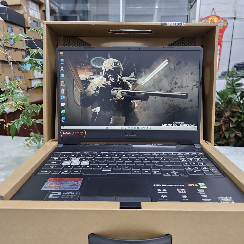 Gaming - Đồ Họa ASUS TUF A15 FA506NF RYZEN 5-7535HS RAM 8GB SSD 512GB RTX 2050 4GB MÀN HÌNH : 15.6 INCH IPS 144Hz