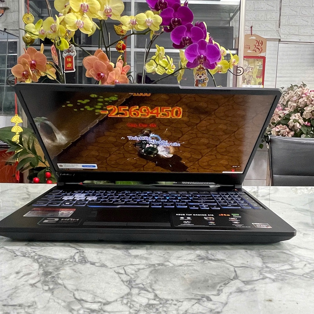 Gaming - Đồ Họa ASUS TUF A15 FA506NF Ryzen 7 7535HS SSD 512GB RAM 8GB RTX™ 2050 4GB MÀN HÌNH : 15.6 Inch IPS 144Hz