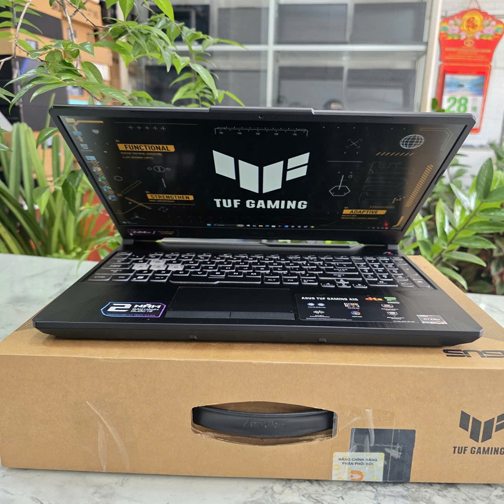 Gaming - Đồ Họa ASUS TUF A15 FA506NFR RYZEN 7 7435HS RAM 16GB SSD 512GB RTX 2050 4GB GDDR6 MÀN HÌNH : 15.6 Inch IPS 144Hz