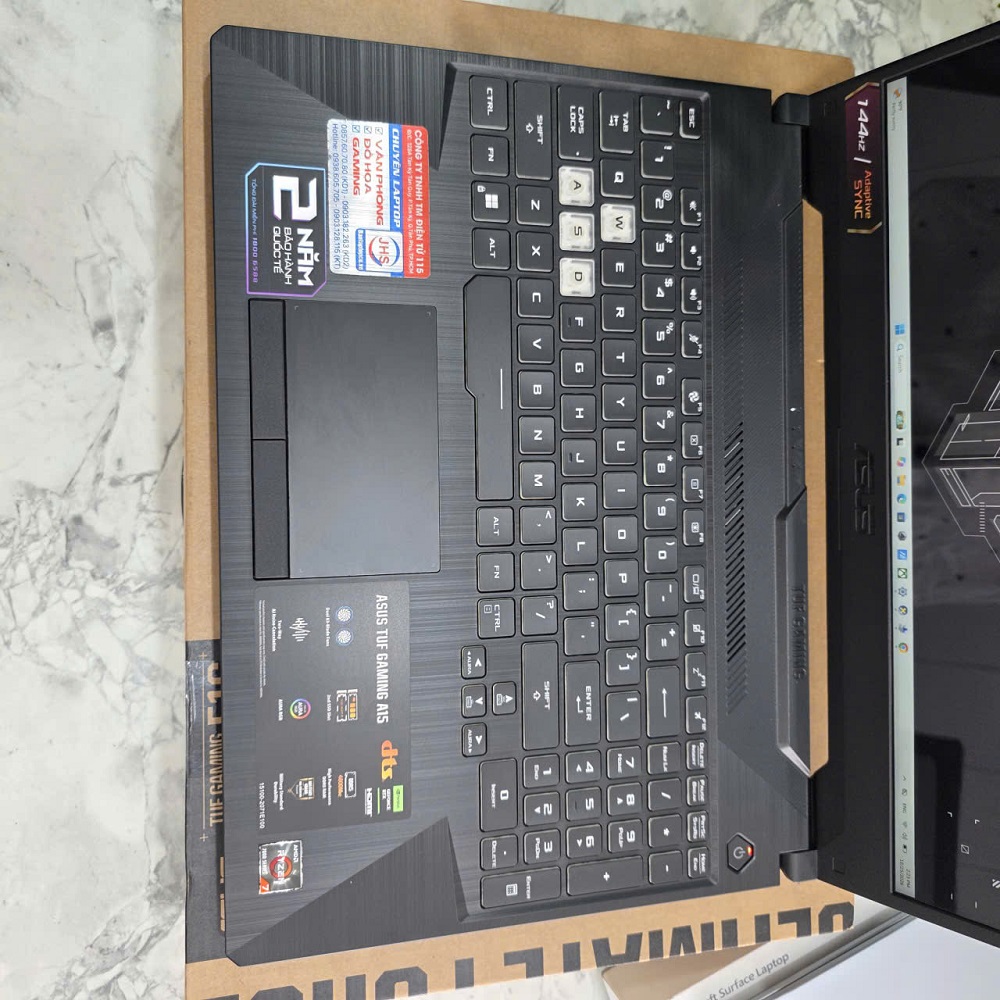 Gaming - Đồ Họa ASUS TUF A15 FA506NFR - HN113W RYZEN 7-7435HS RAM 16GB SSD 512GB RTX 2050 4GB MÀN HÌNH : 15.6'' IPS 144Hz