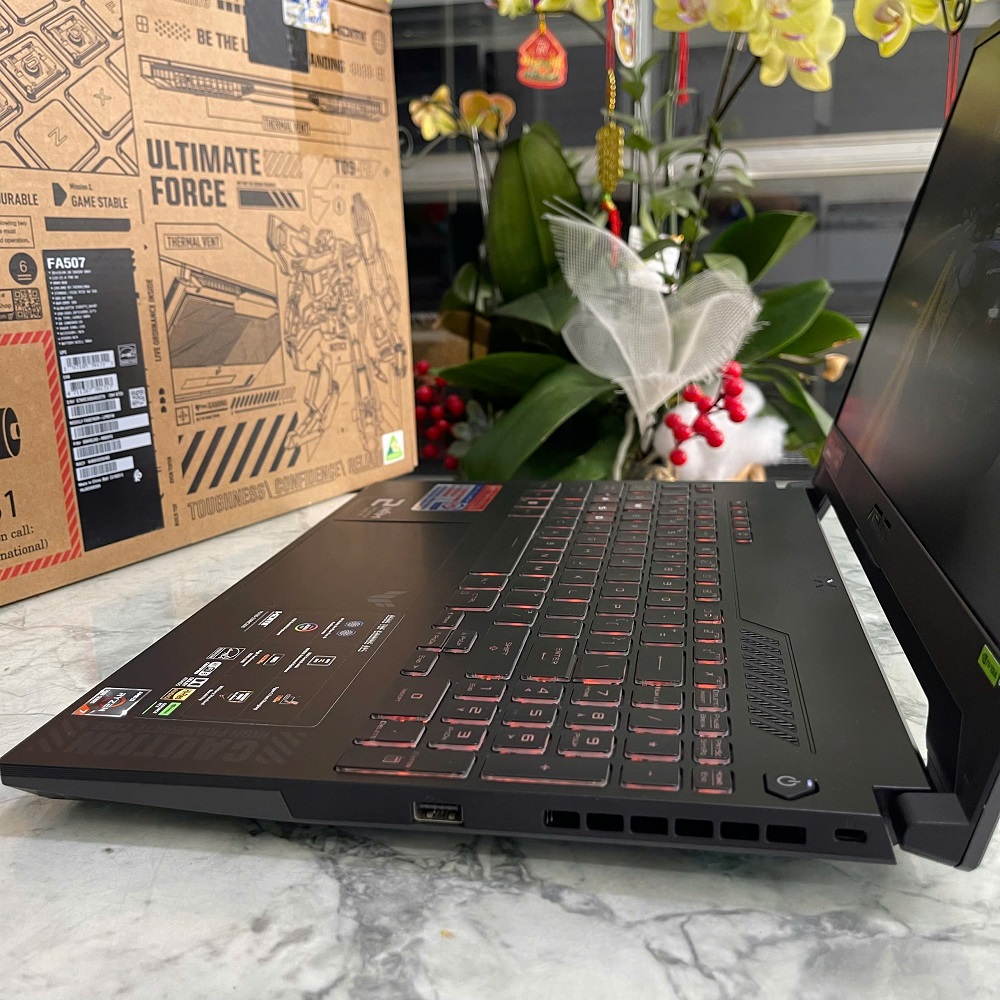Gaming - Đồ Họa ASUS TUF A15 FA507NU Máy LikeNew RYZEN 7-7735HS RAM 16GB SSD 512GB Vga RTX 4050 (6GB) MÀN HÌNH : 15.6 Inch 144Hz, 100% sRGB