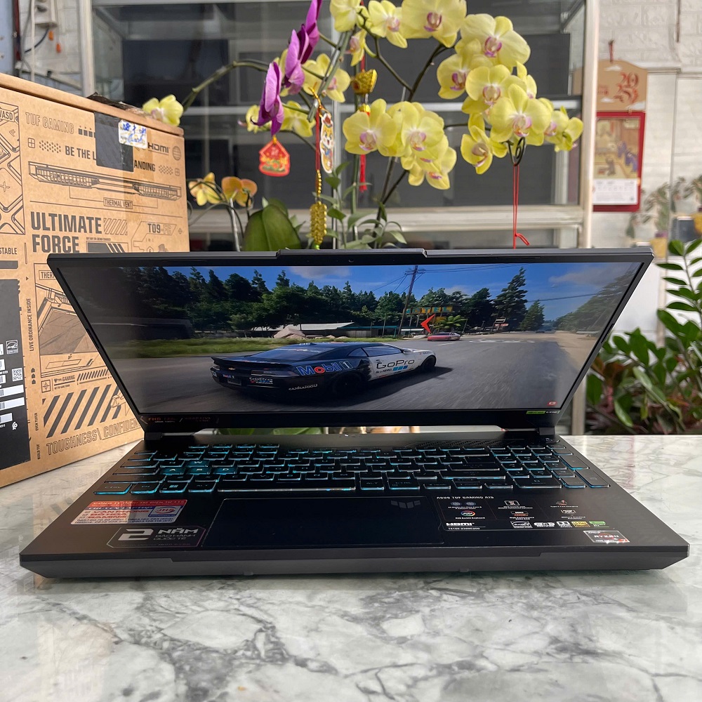 Gaming - Đồ Họa ASUS TUF A15 FA507NU Máy LikeNew RYZEN 7-7735HS RAM 16GB SSD 512GB Vga RTX 4050 (6GB) MÀN HÌNH : 15.6 Inch 144Hz, 100% sRGB